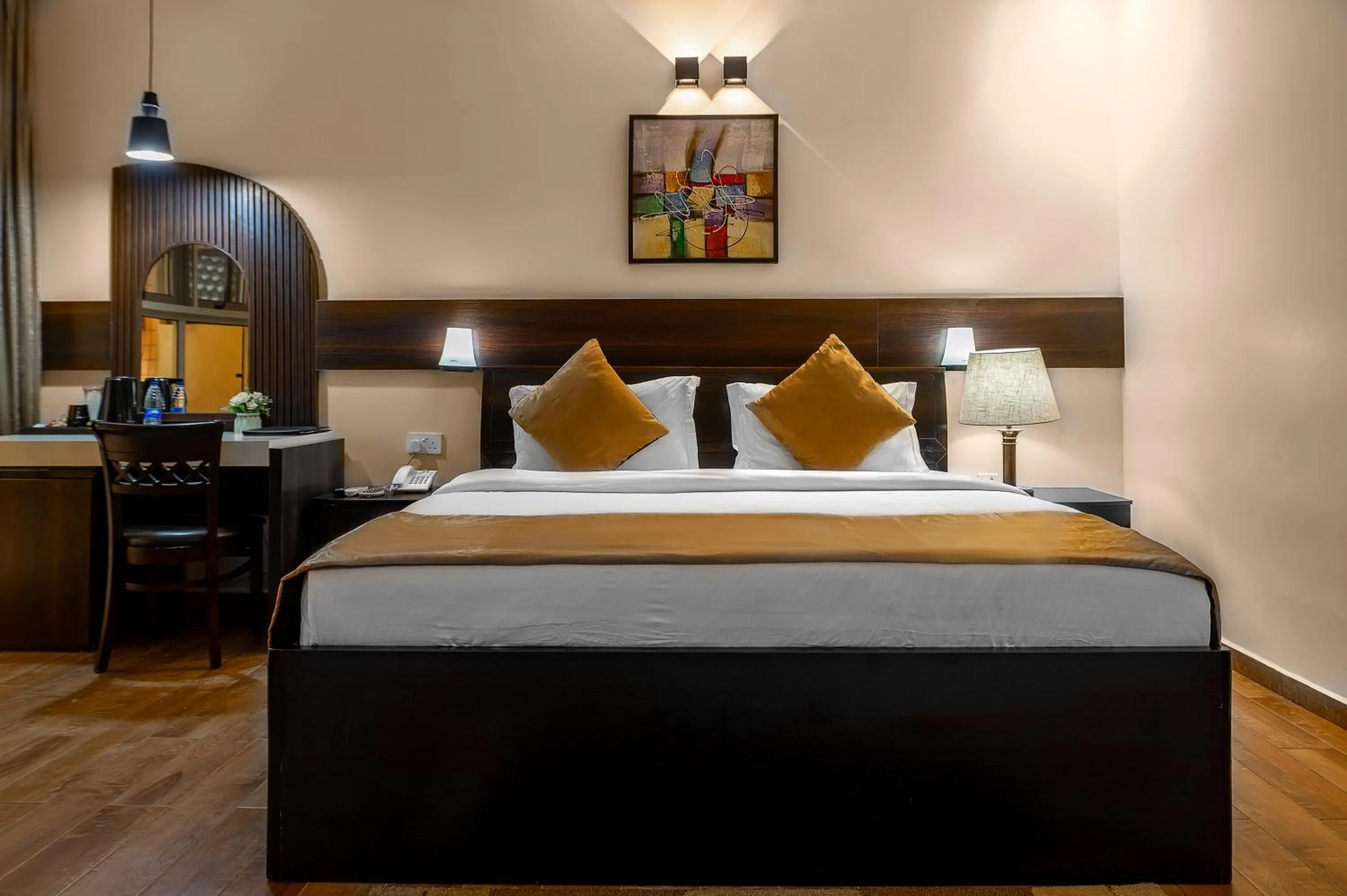 Bed in Anabel Apartment and Suites, Abuja