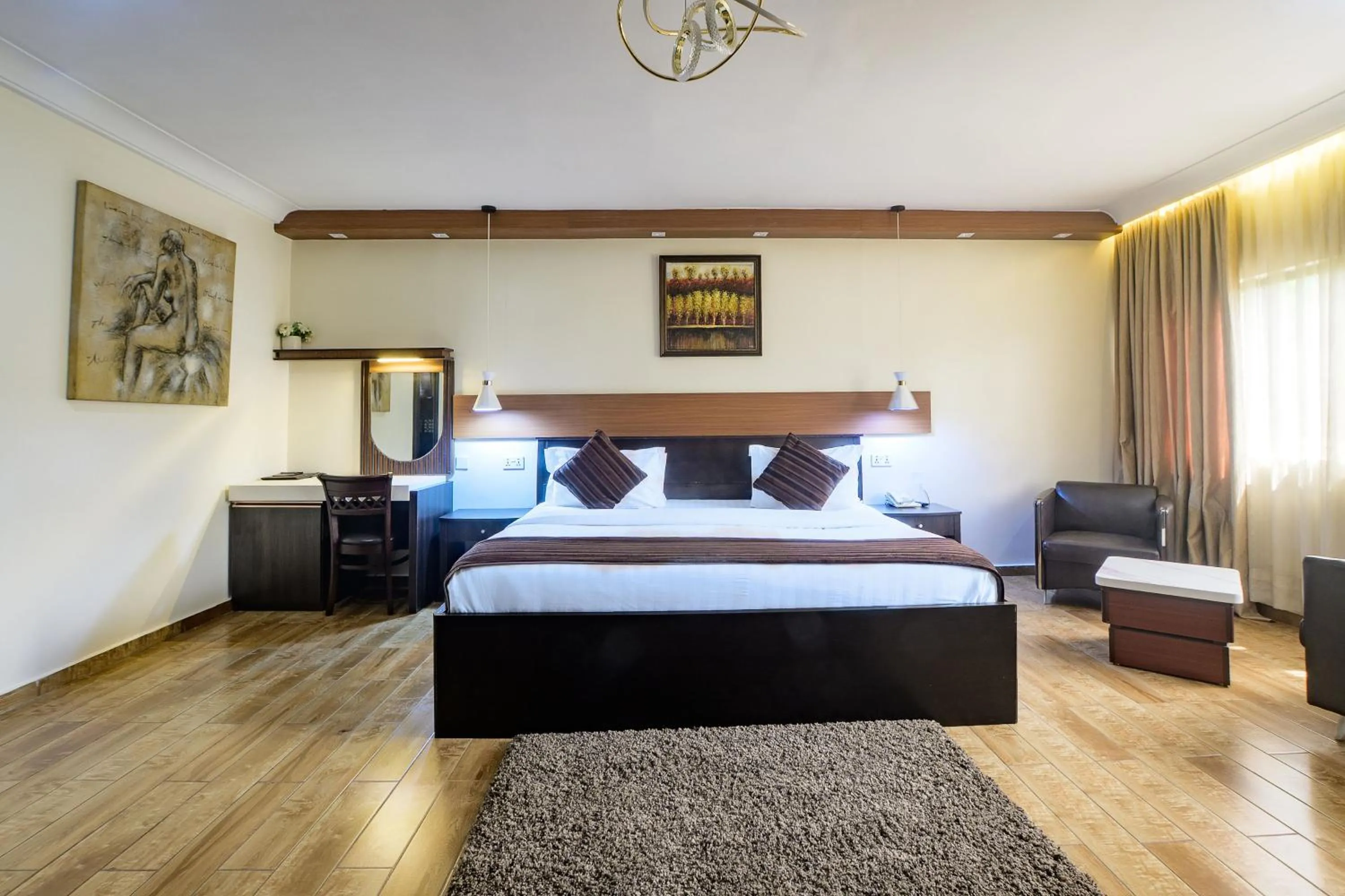 Bed in Anabel Apartment and Suites, Abuja