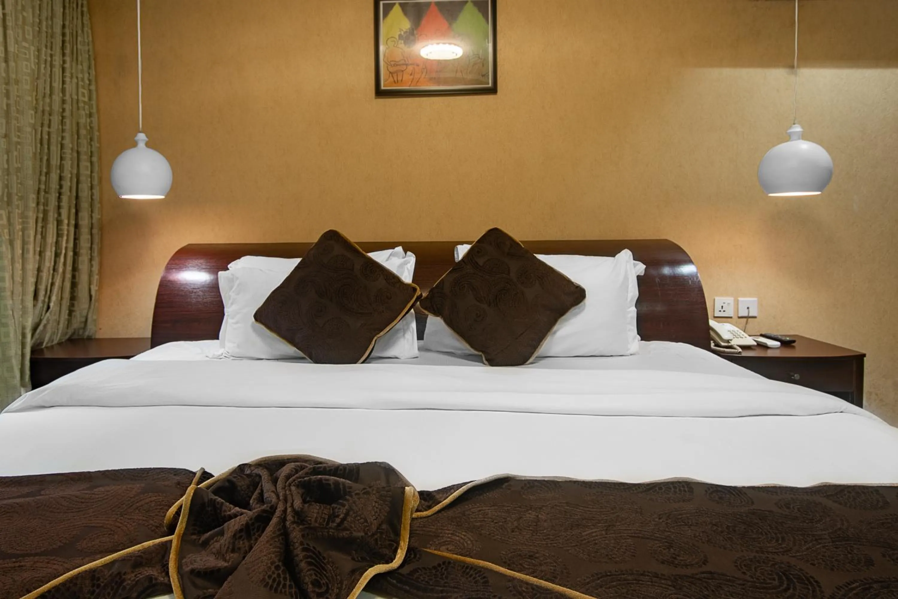 Bed in Anabel Apartment and Suites, Abuja