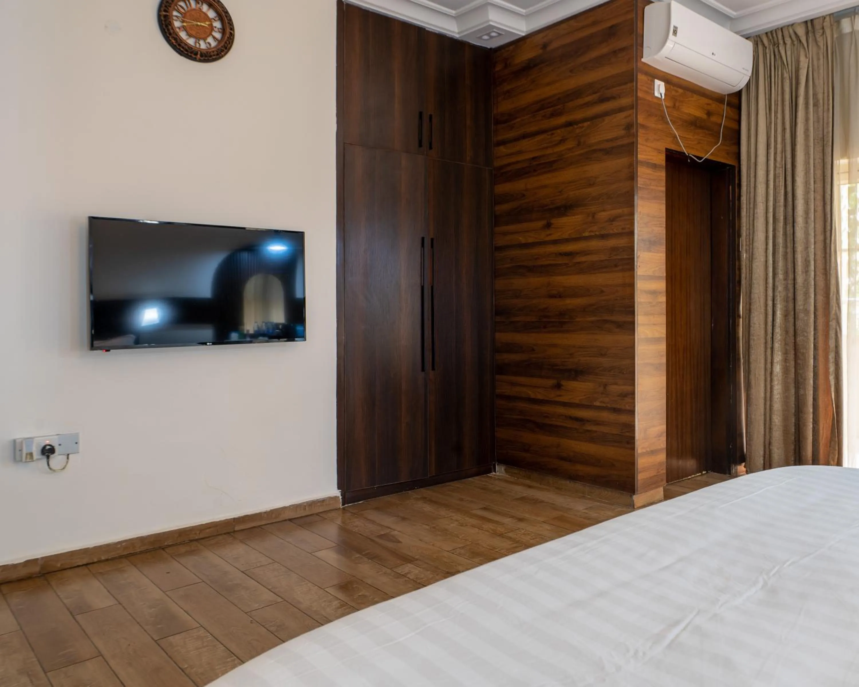 Bed in Anabel Apartment and Suites, Abuja