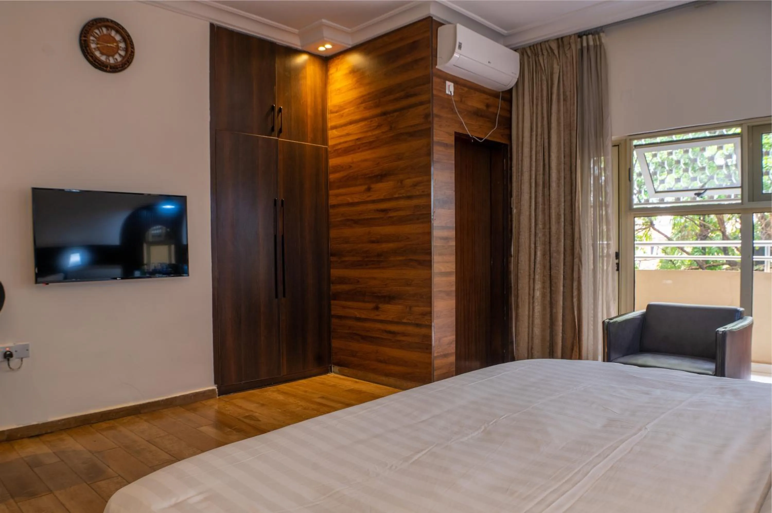 Bed in Anabel Apartment and Suites, Abuja