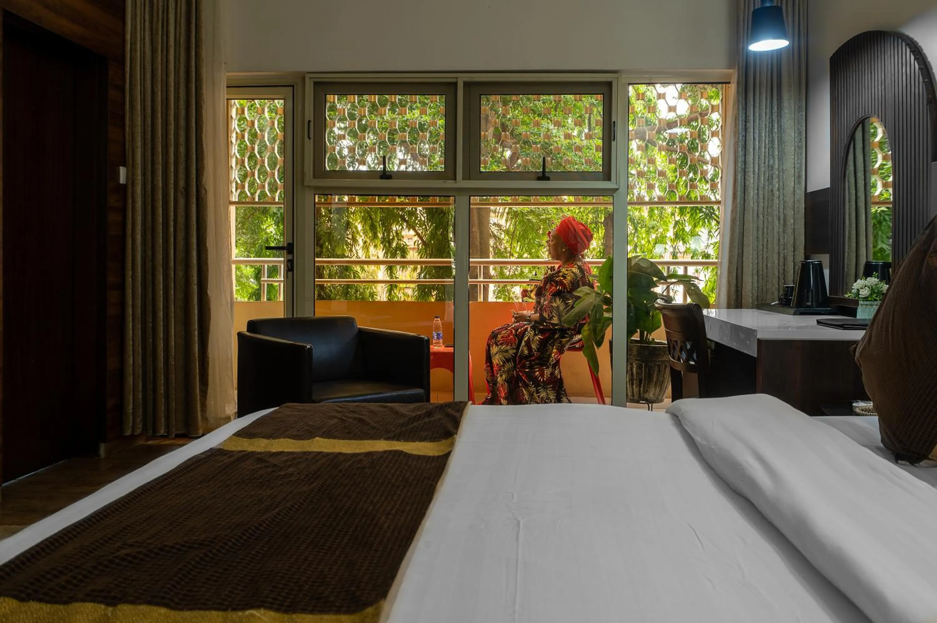 Bed in Anabel Apartment and Suites, Abuja