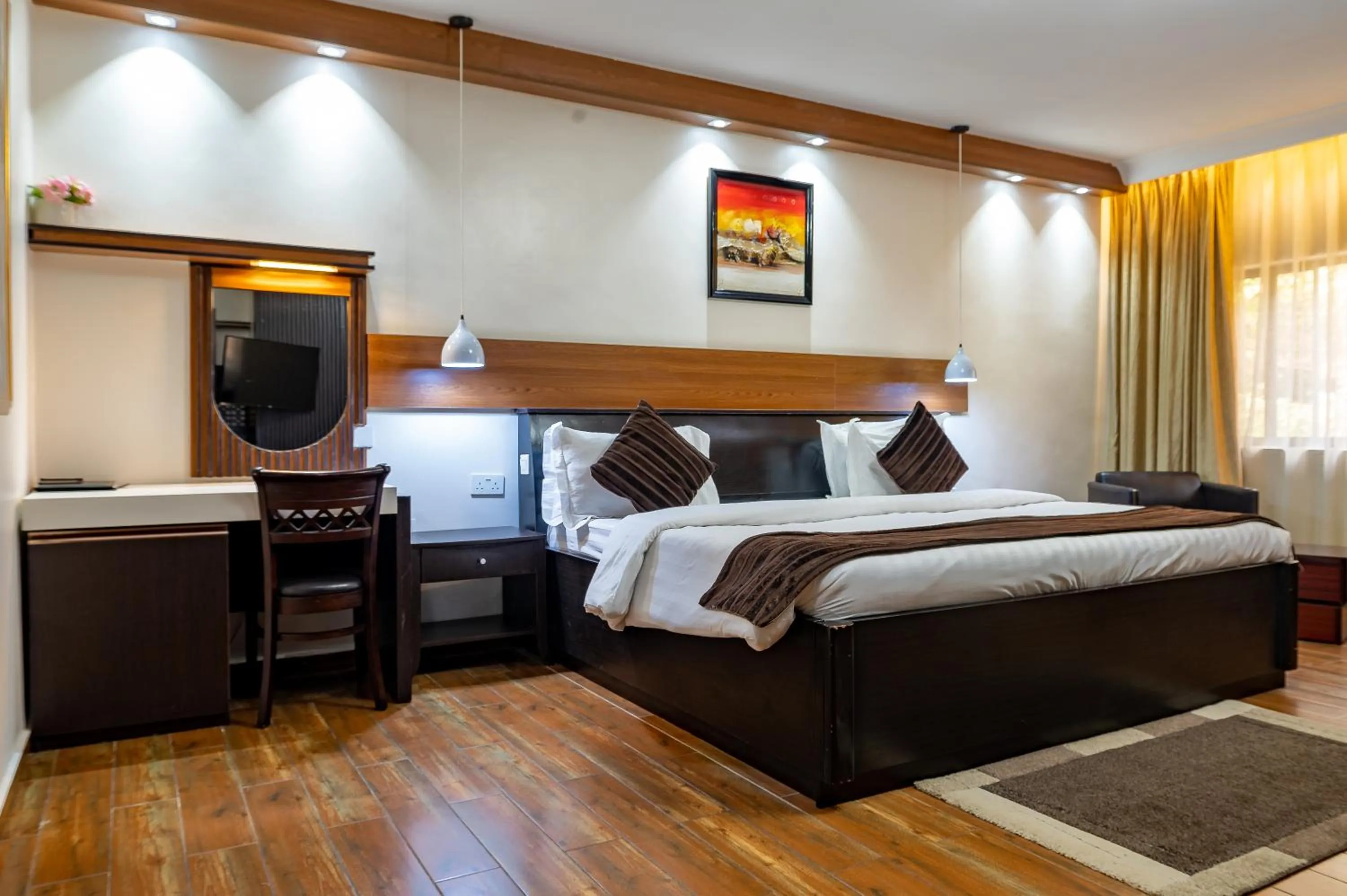 Bedroom, Bed in Anabel Apartment and Suites, Abuja
