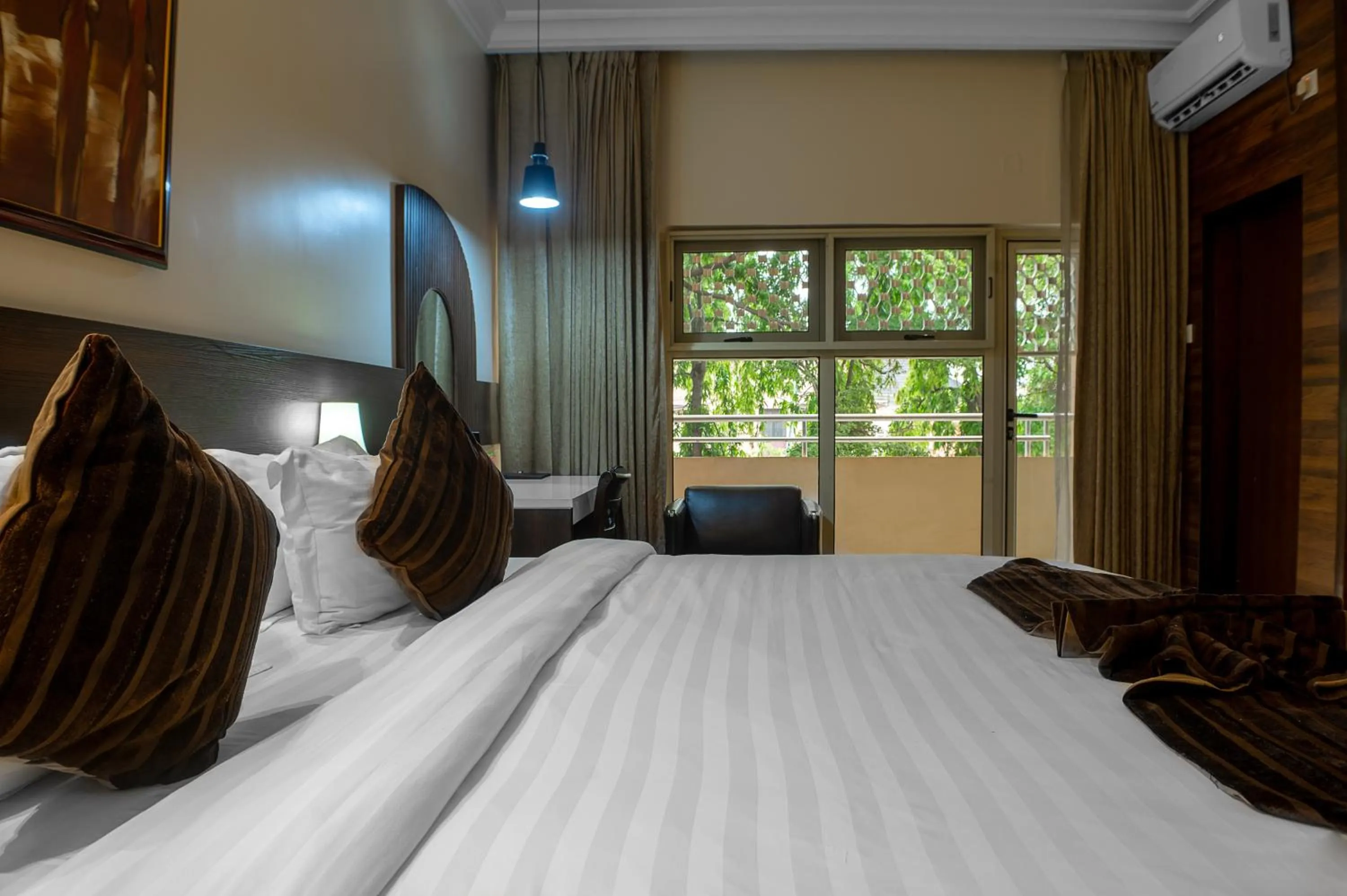 Bed in Anabel Apartment and Suites, Abuja