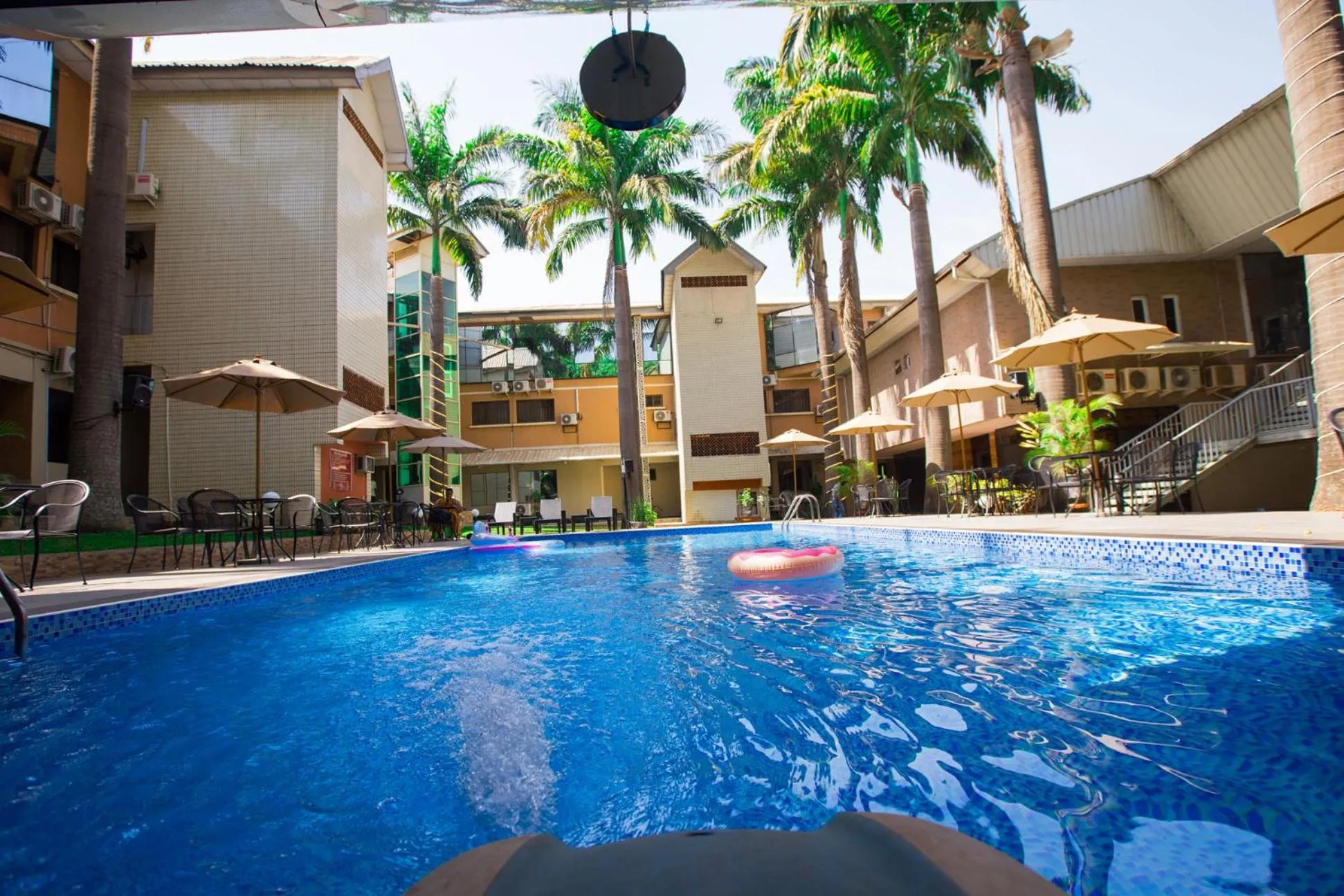 Pool view in Anabel Apartment and Suites, Abuja