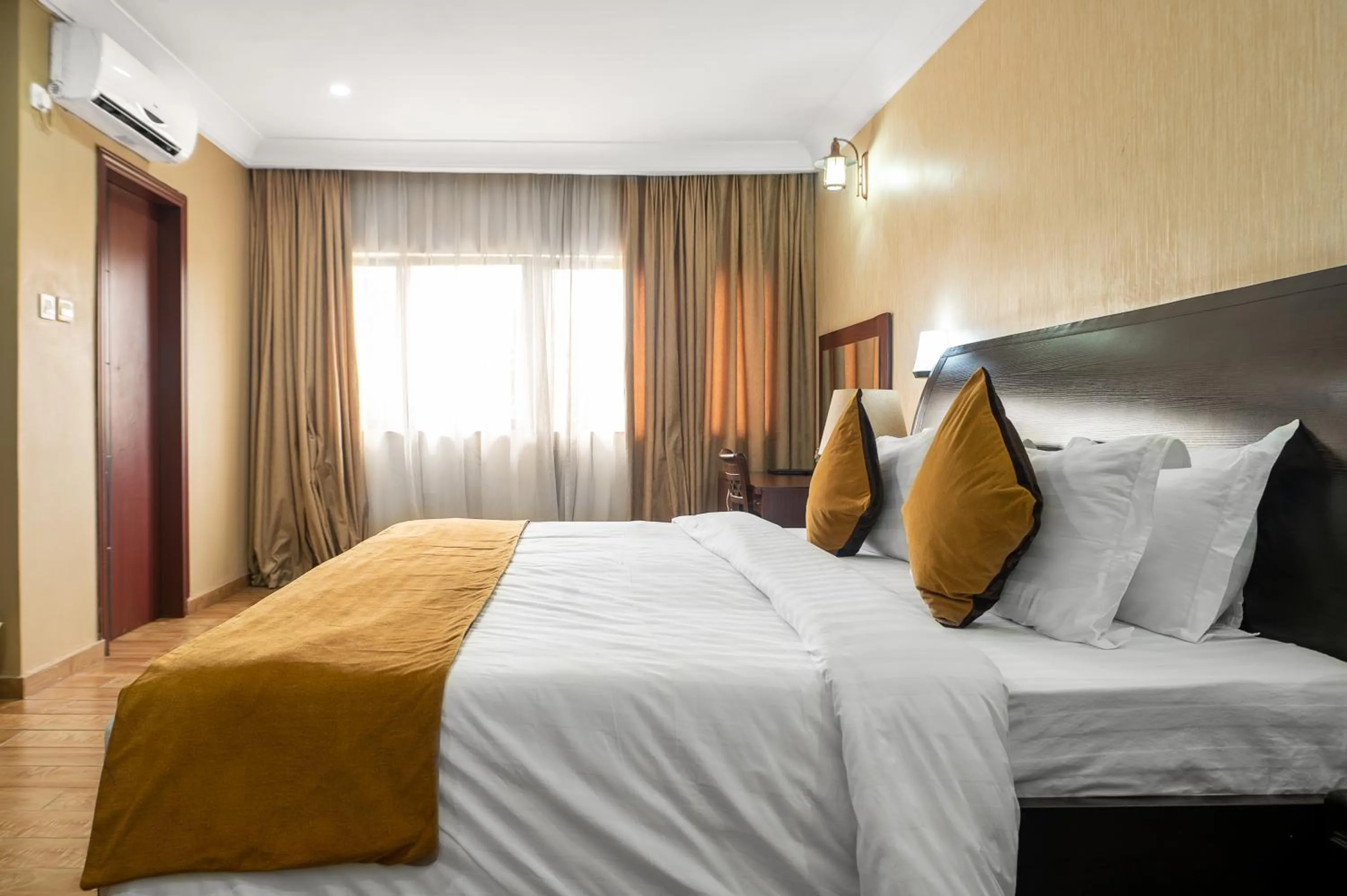 Bed in Anabel Apartment and Suites, Abuja