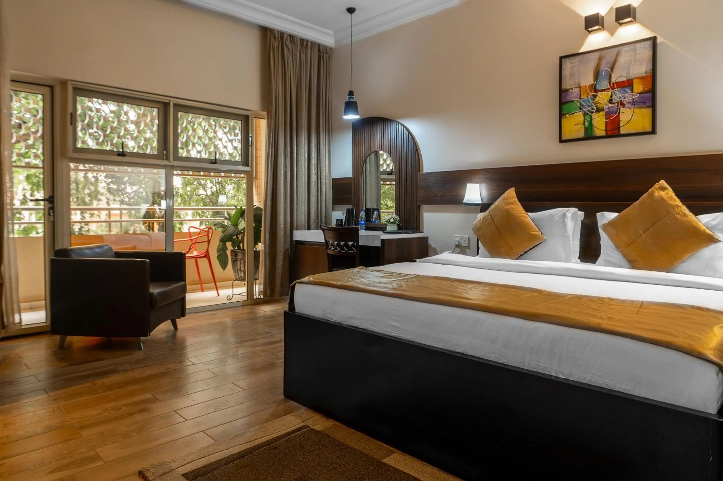 Bed in Anabel Apartment and Suites, Abuja