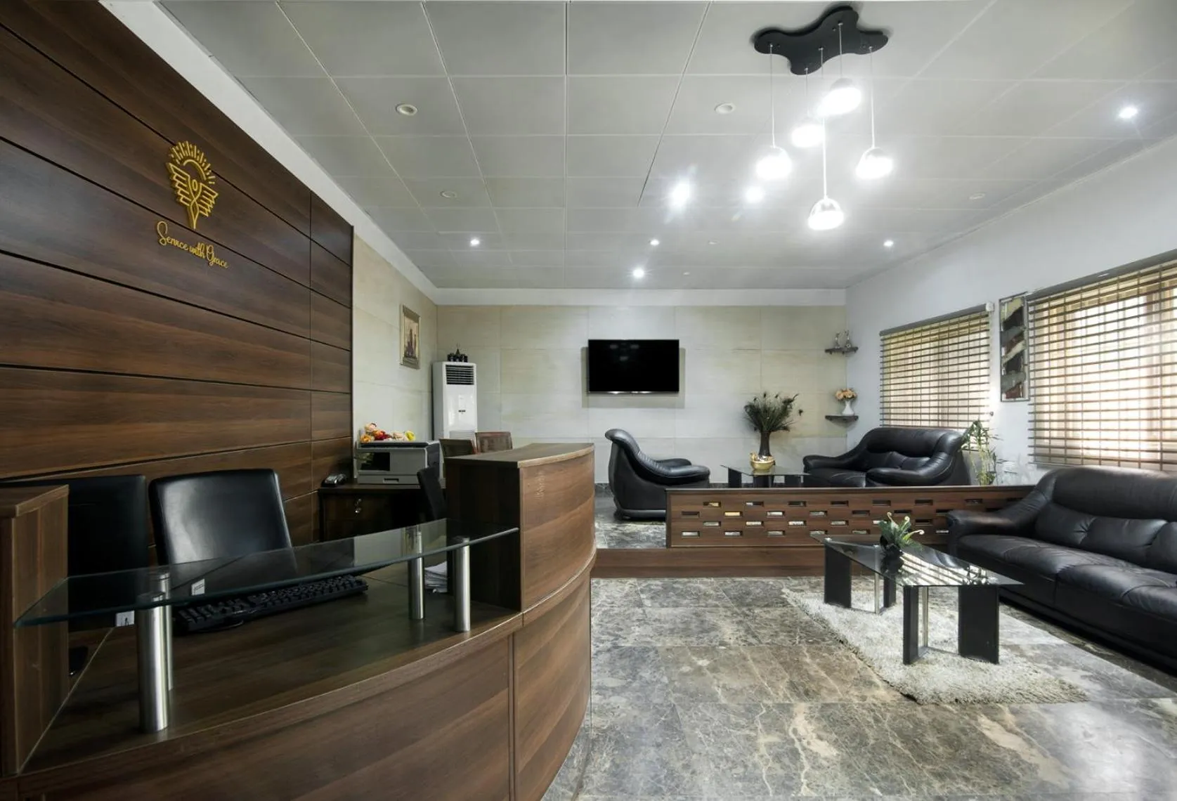 Lobby or reception in Anabel Apartment and Suites, Abuja