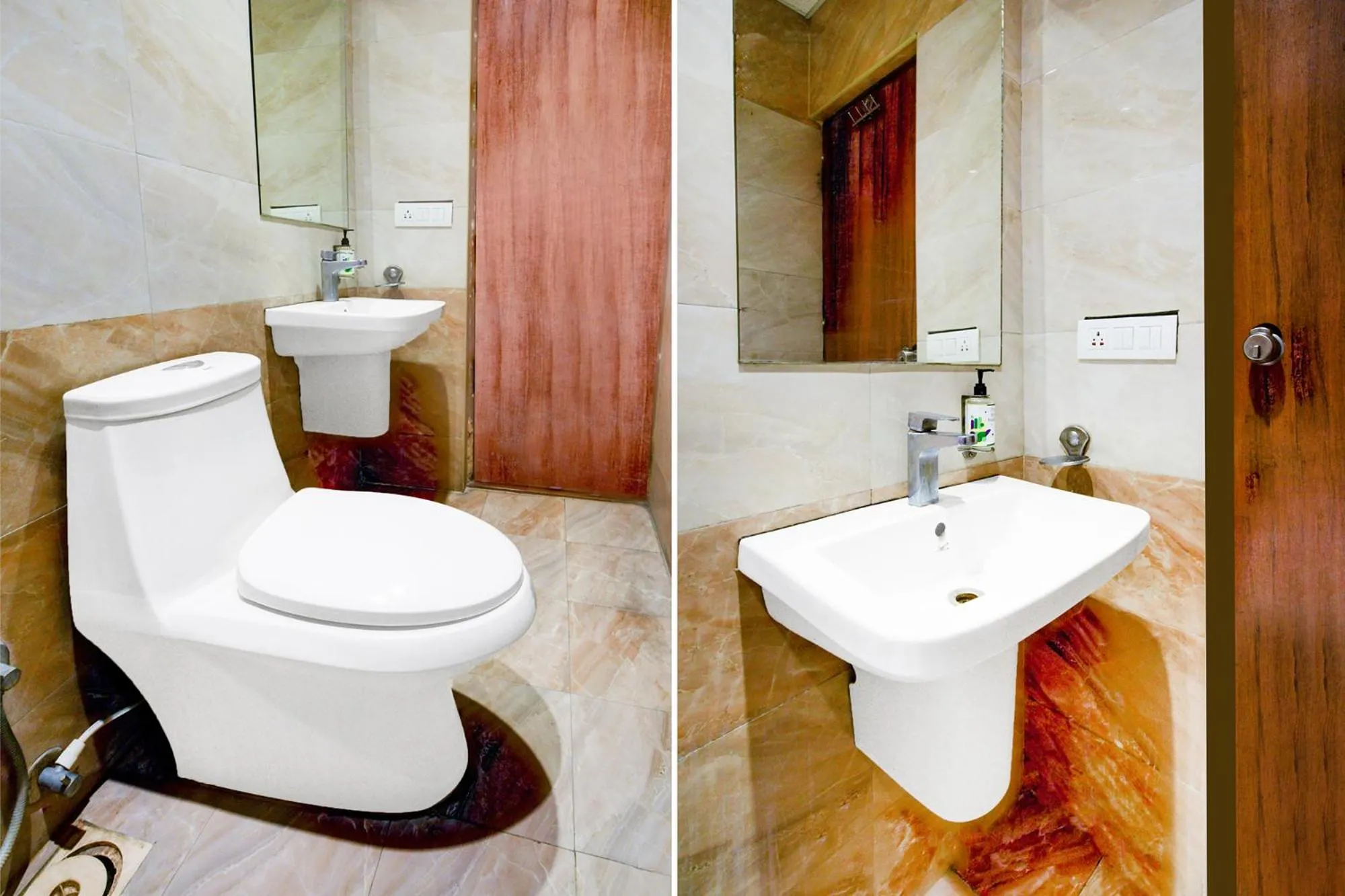 Bathroom in FabHotel Arastu Plaza - Nr Nampally Railway Station