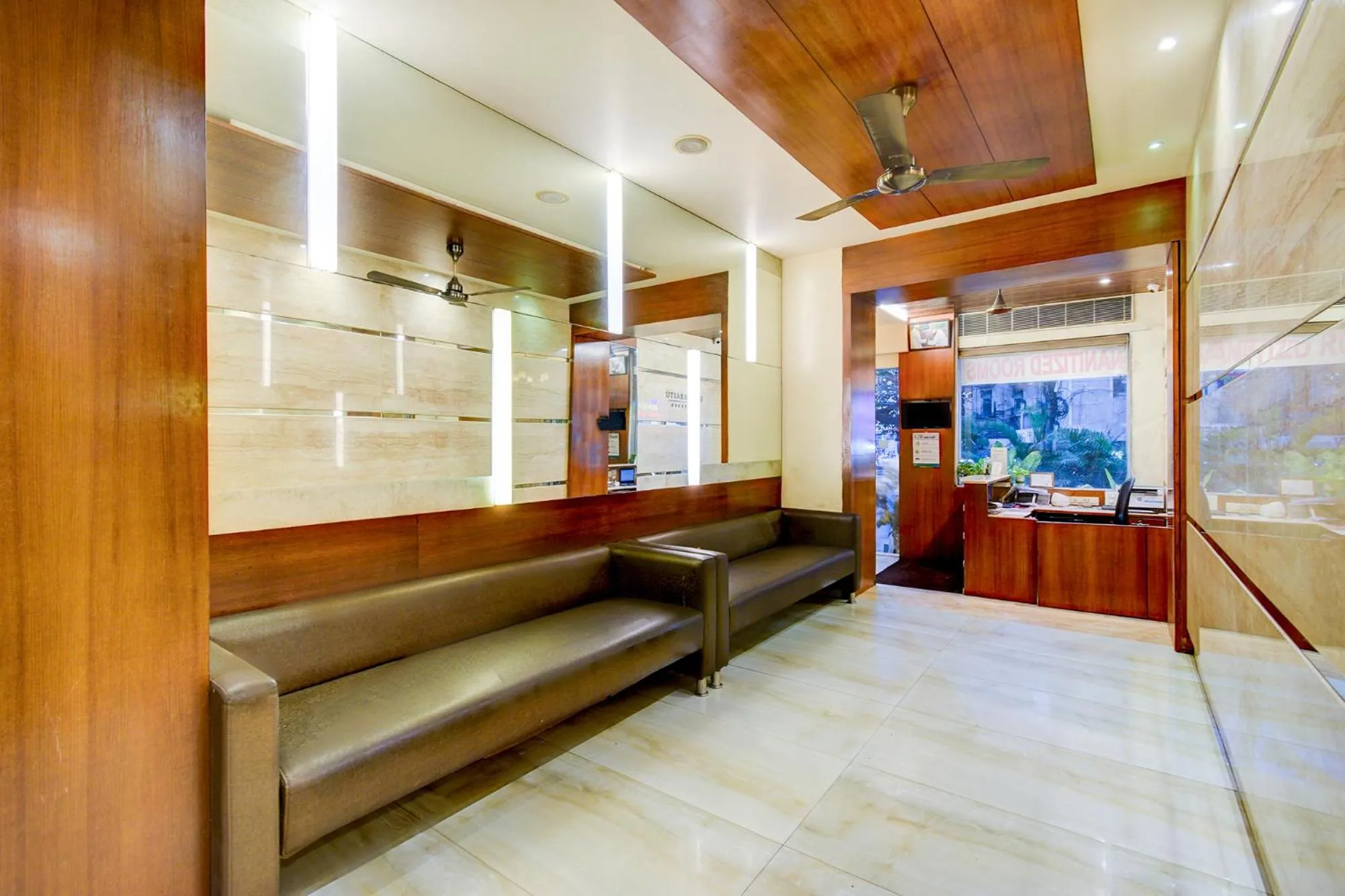 Seating area in FabHotel Arastu Plaza - Nr Nampally Railway Station