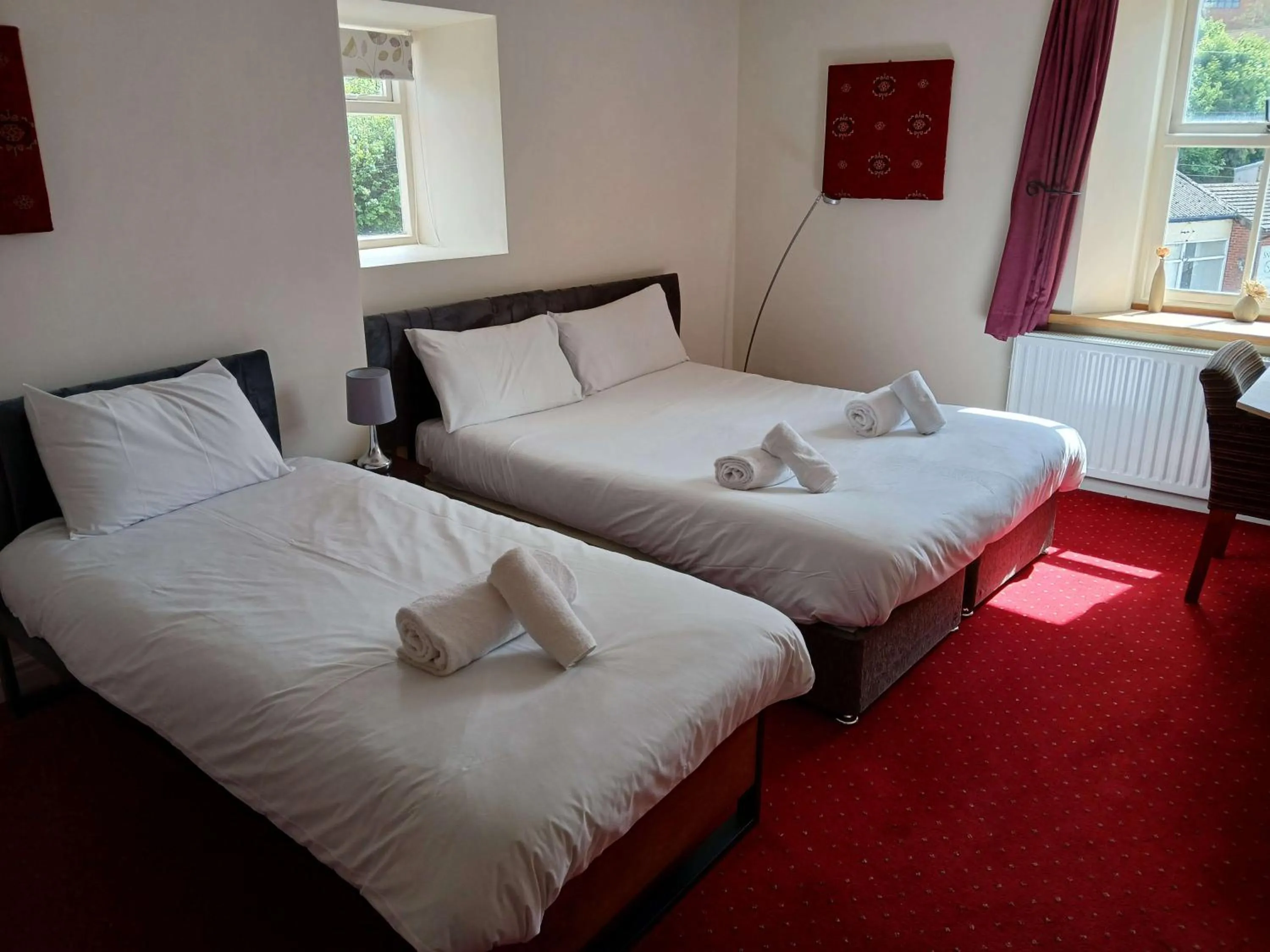 Bed in The Knighton Hotel