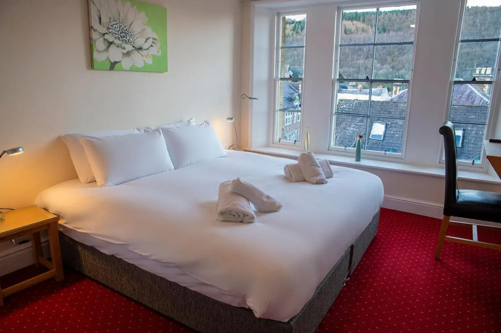 Bed in The Knighton Hotel Bed in The Knighton Hotel