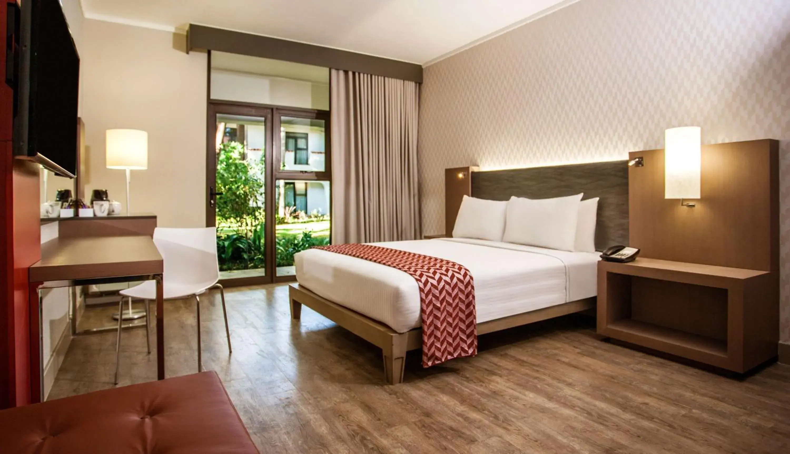 Balcony/Terrace, Bed in Garden Court Polokwane Balcony/Terrace, Bed in Garden Court Polokwane