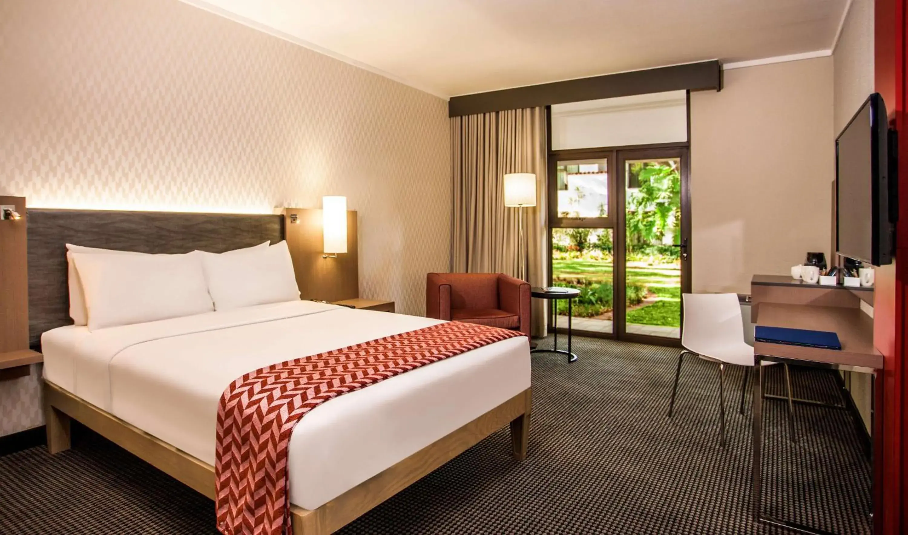 Balcony/Terrace, Bed in Garden Court Polokwane Balcony/Terrace, Bed in Garden Court Polokwane