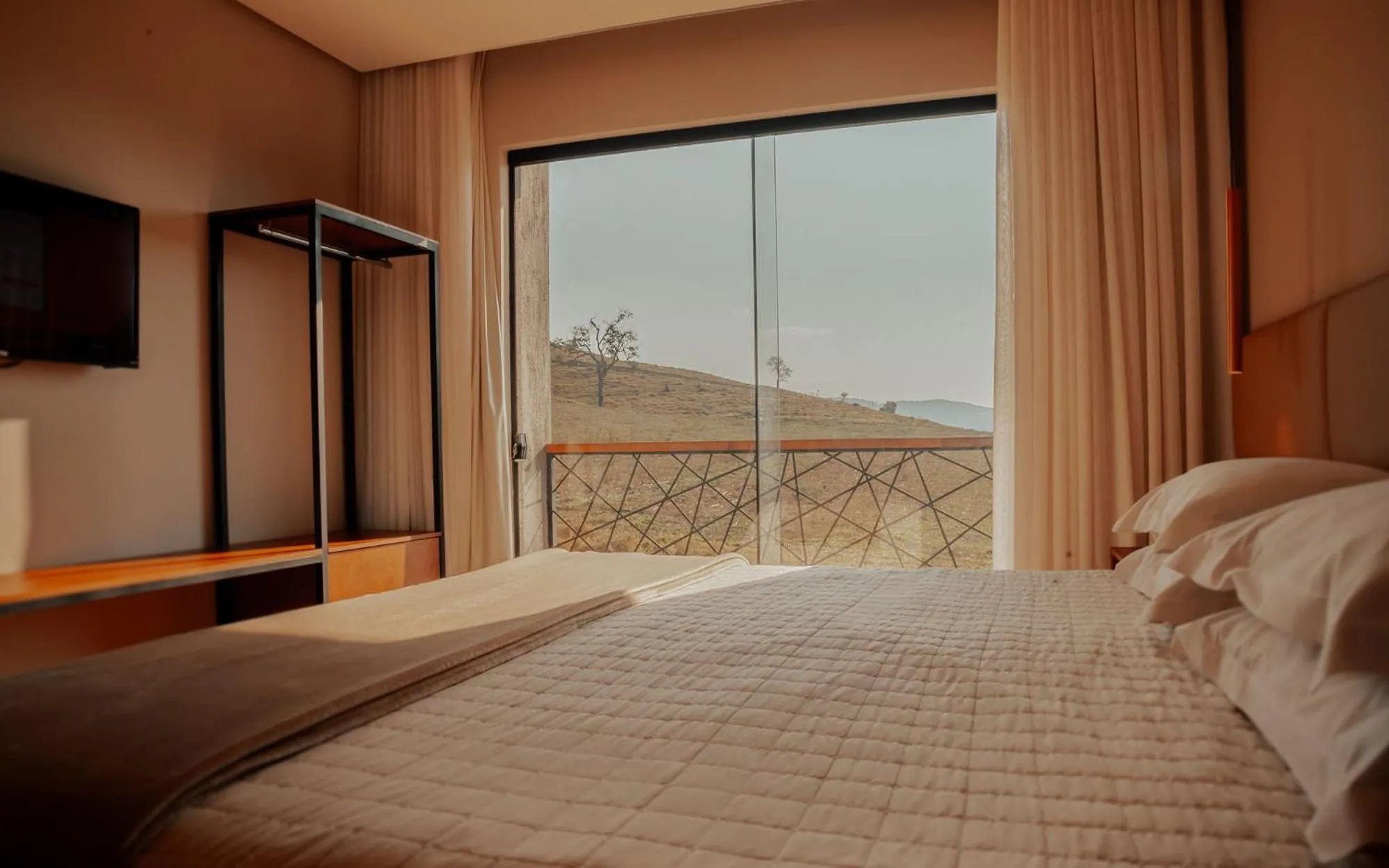 Bed in Pousada Quinta dos Cabeças