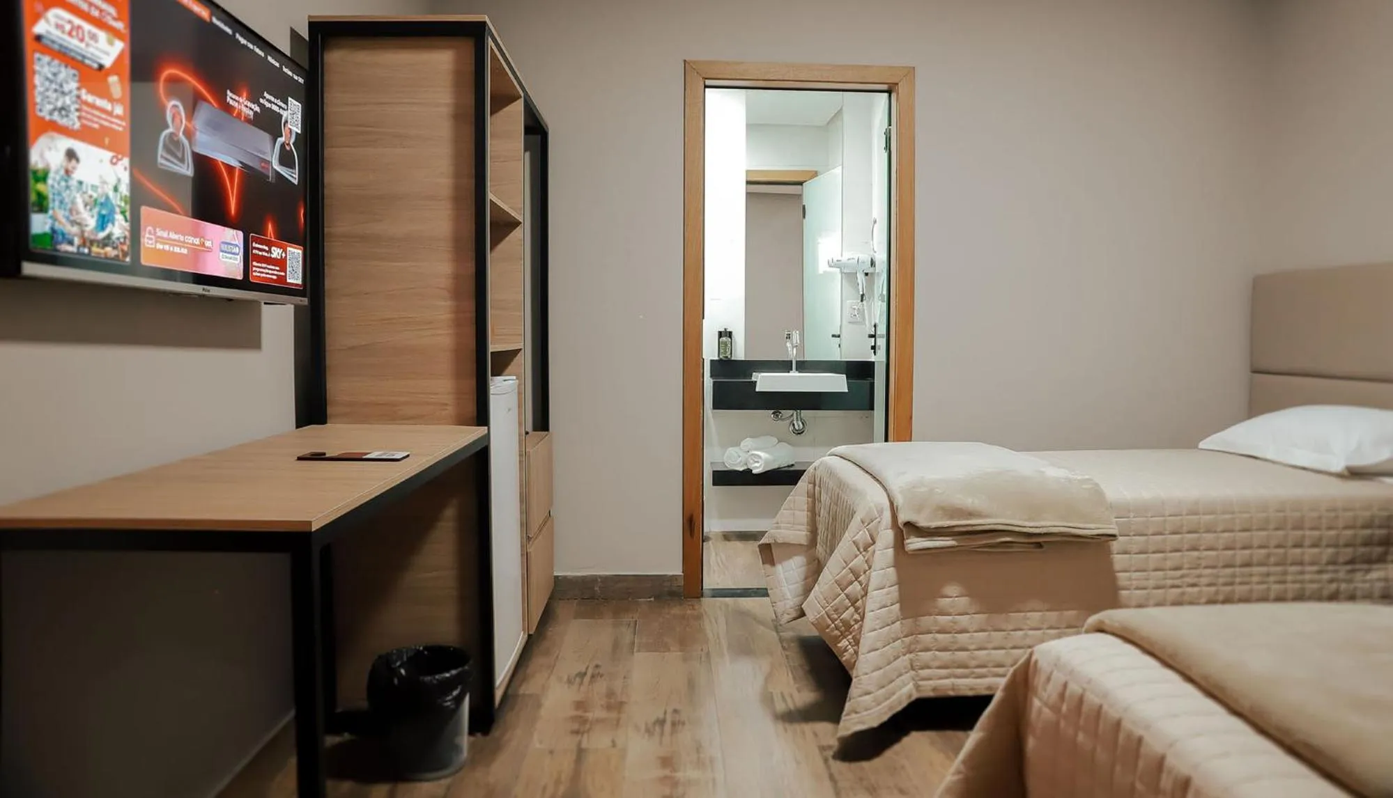 Bed in Pousada Quinta dos Cabeças