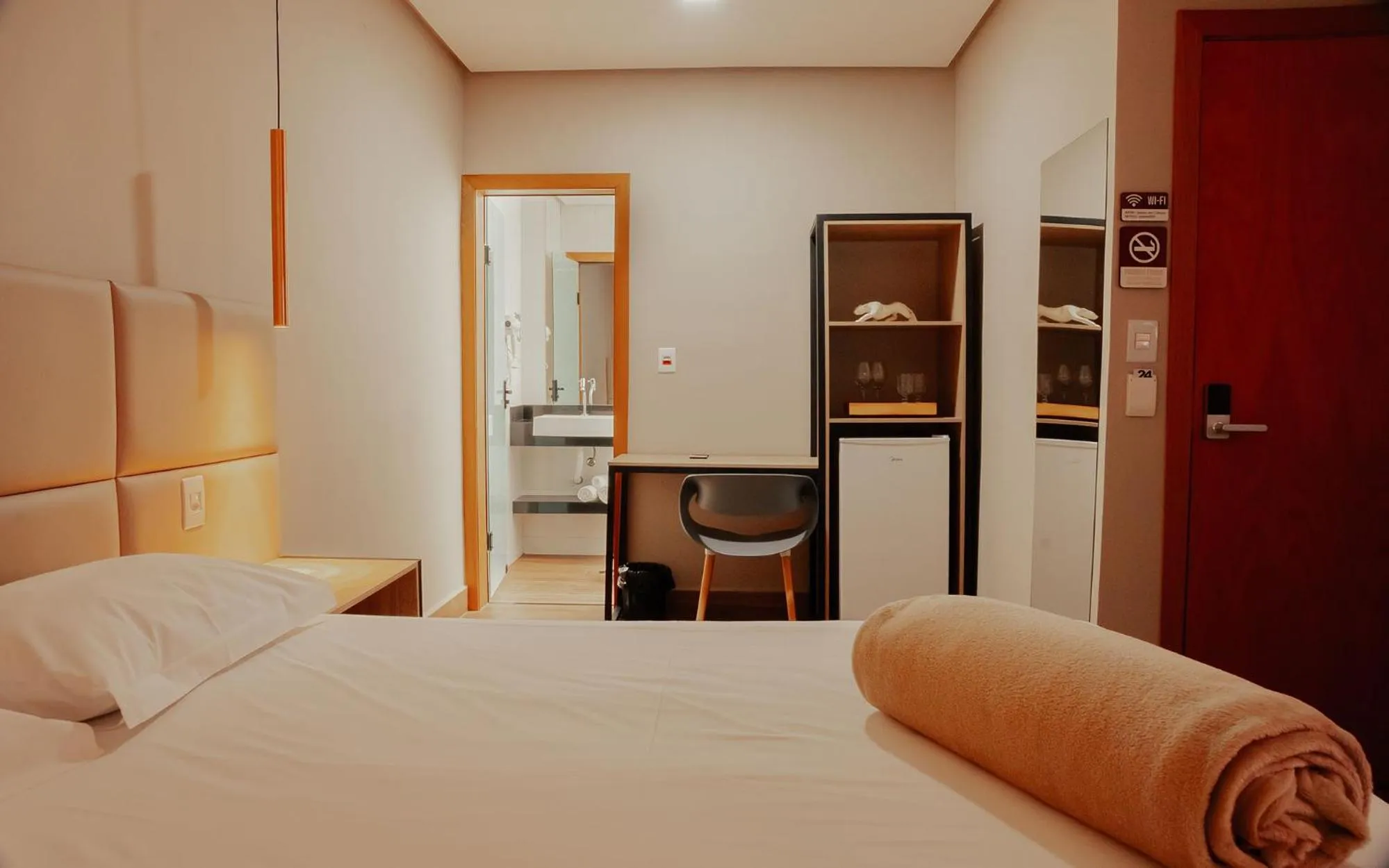 Bed in Pousada Quinta dos Cabeças