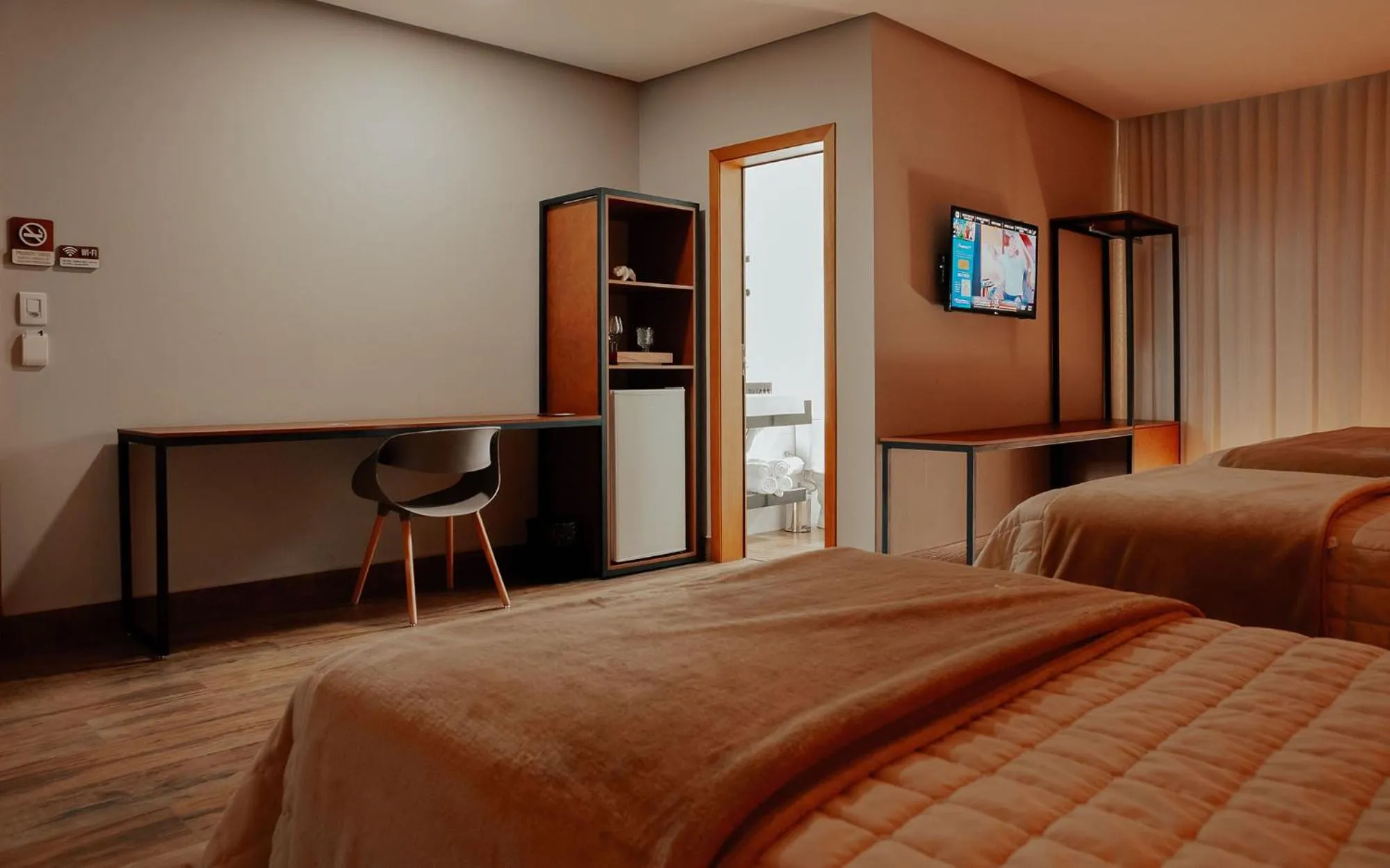 Bed in Pousada Quinta dos Cabeças