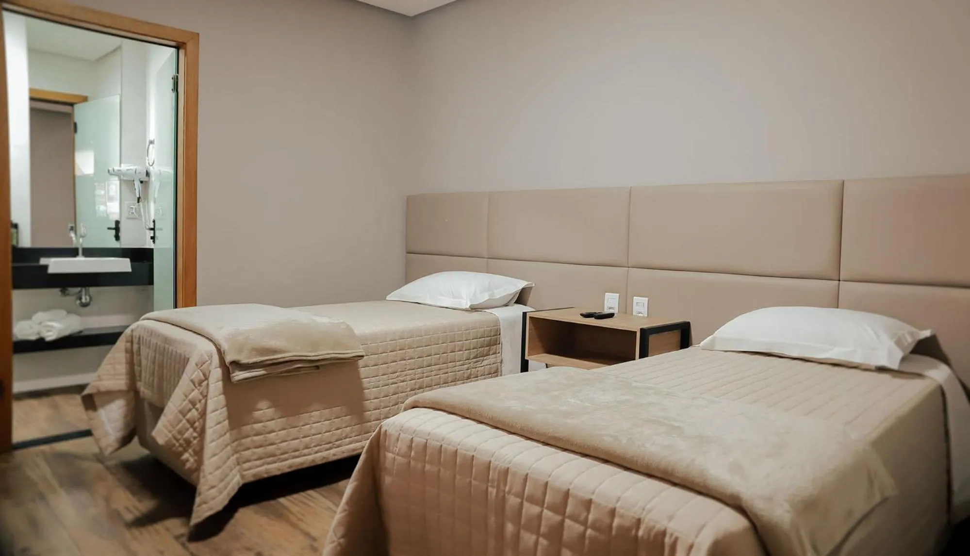 Bed in Pousada Quinta dos Cabeças