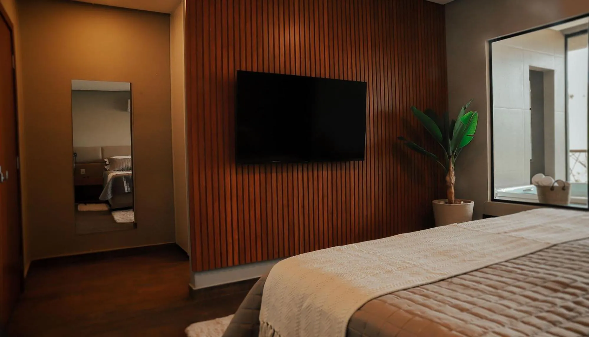 Bed in Pousada Quinta dos Cabeças