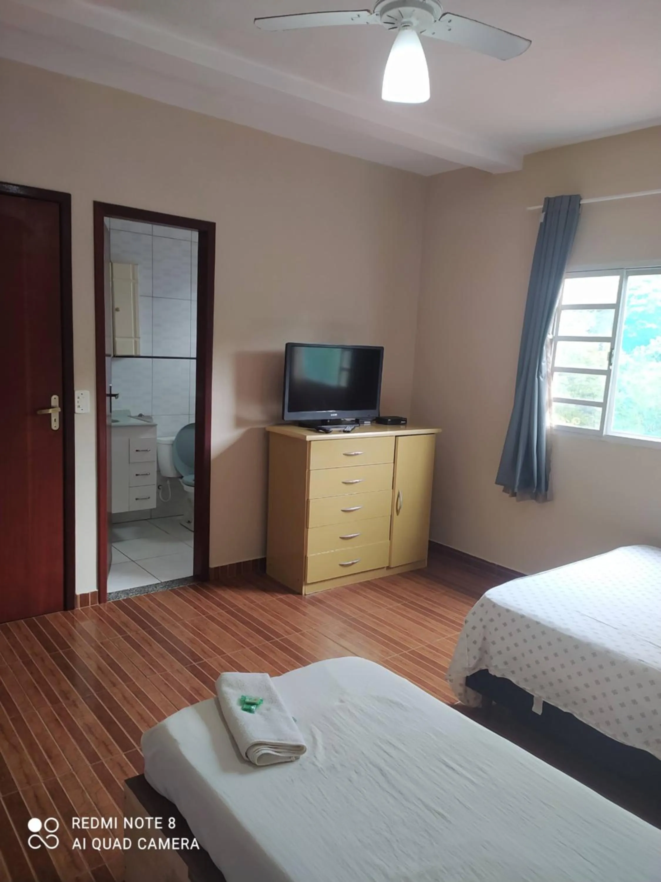 TV and multimedia, Bed in Pousada do Ribeirão