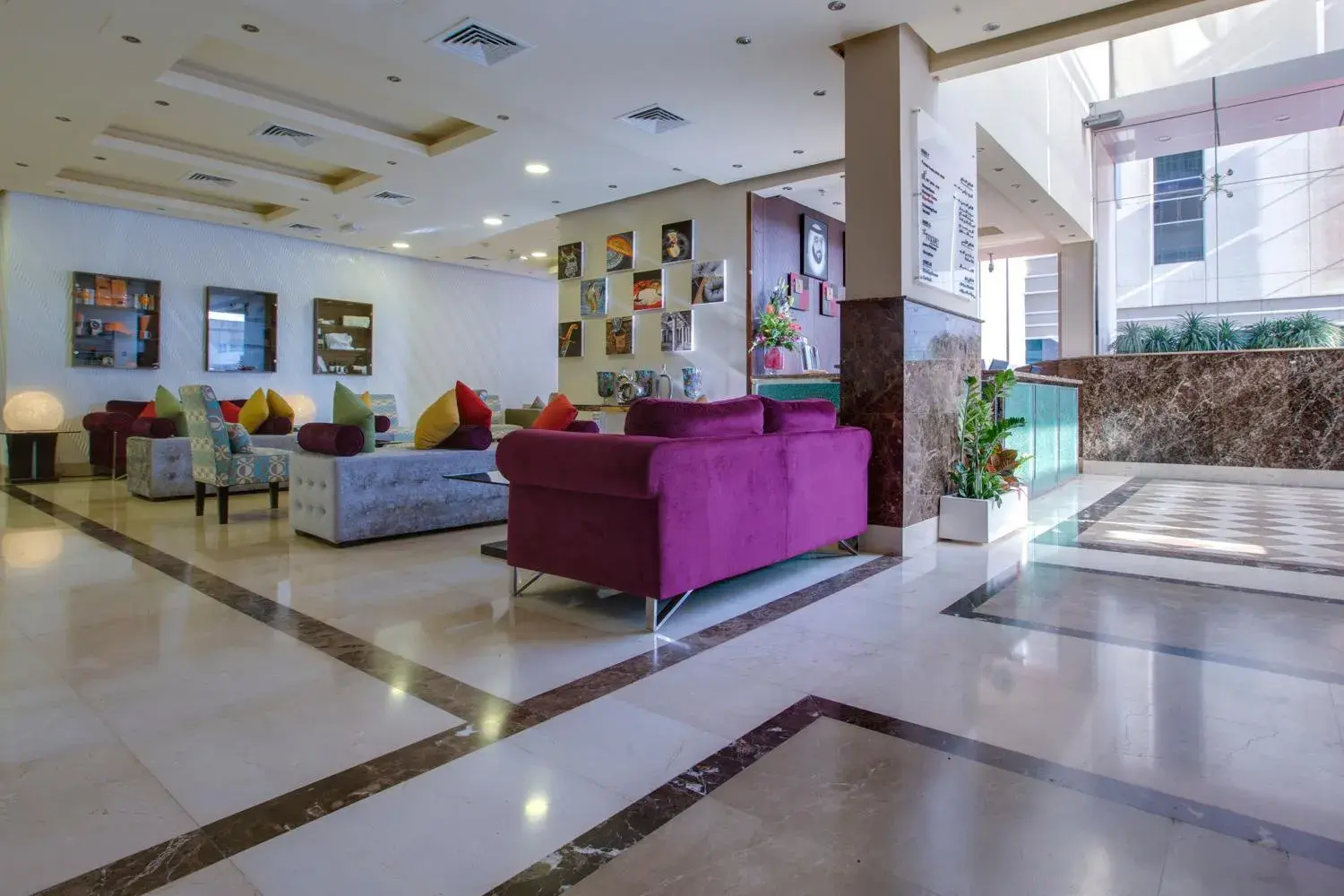 Lobby or reception in MENA ApartHotel Albarsha At The Mall Lobby or reception in MENA ApartHotel Albarsha At The Mall
