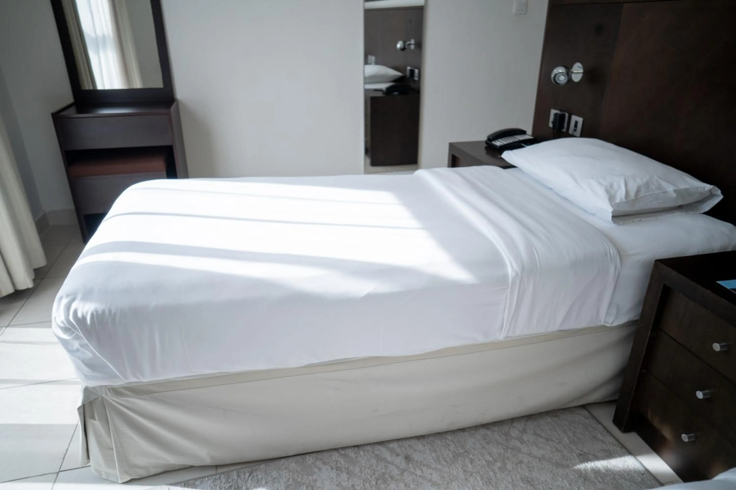 Bed in MENA ApartHotel Albarsha At The Mall