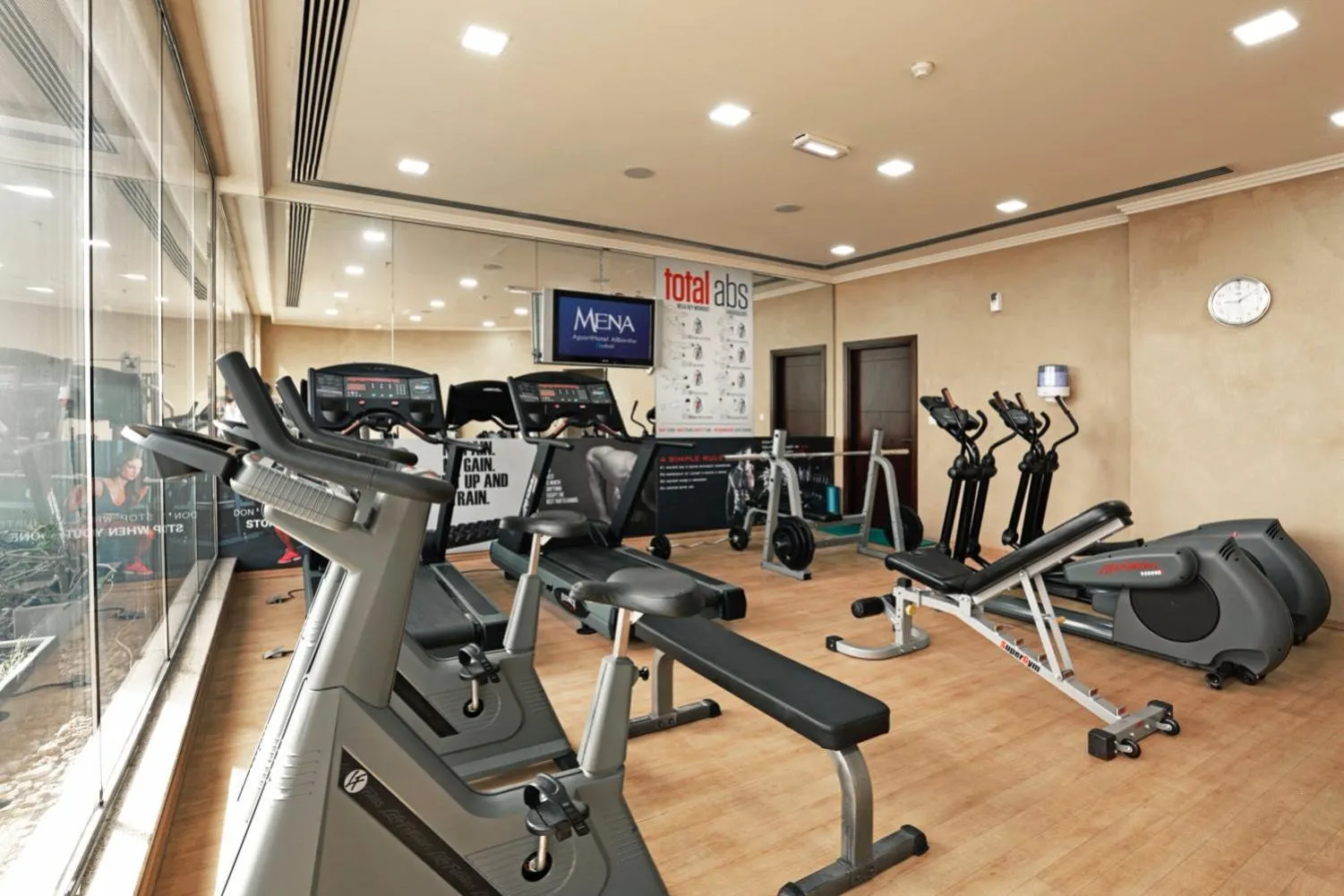Fitness centre/facilities in MENA ApartHotel Albarsha At The Mall
