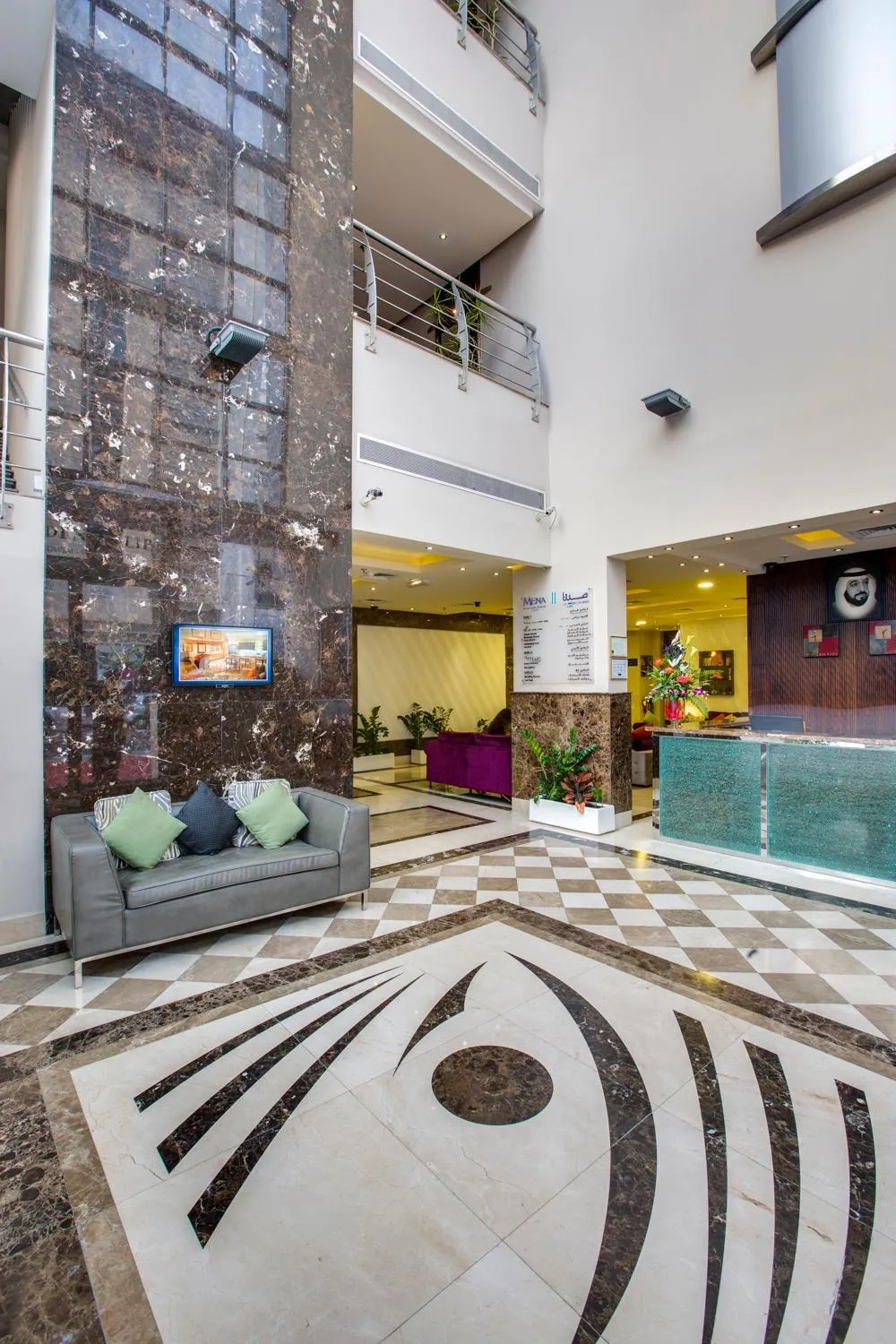 Lobby or reception in MENA ApartHotel Albarsha At The Mall