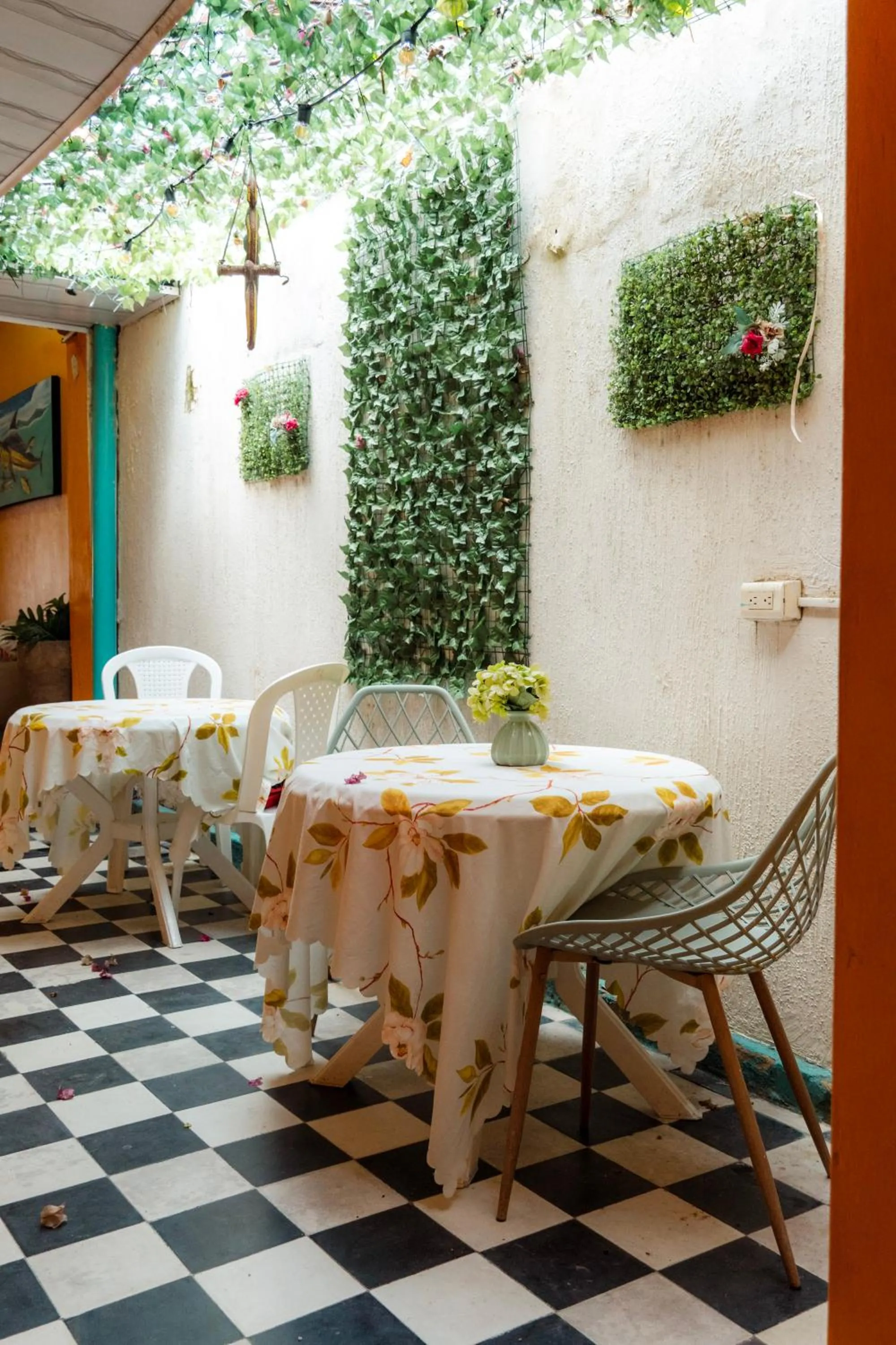 Seating area in Casa Renacer