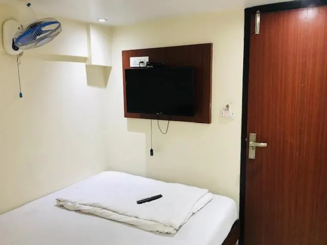 Bed in Hotel Castle Inn