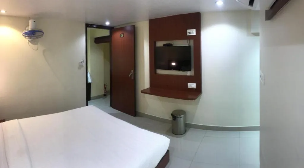 Bed in Hotel Castle Inn