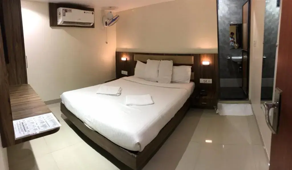 Bed in Hotel Castle Inn Bed in Hotel Castle Inn