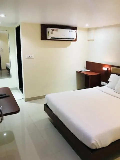 Bed in Hotel Castle Inn