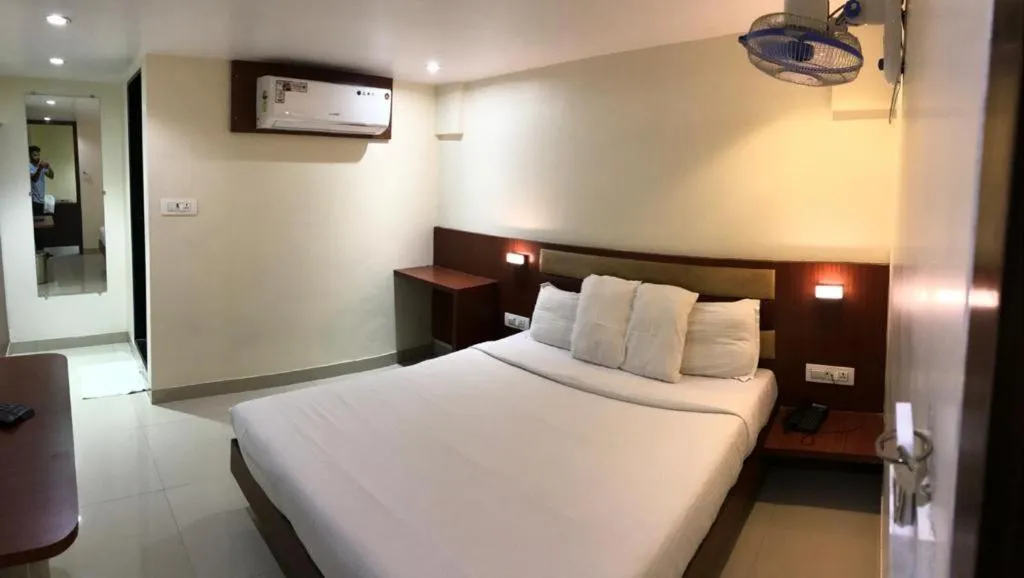 Bed in Hotel Castle Inn