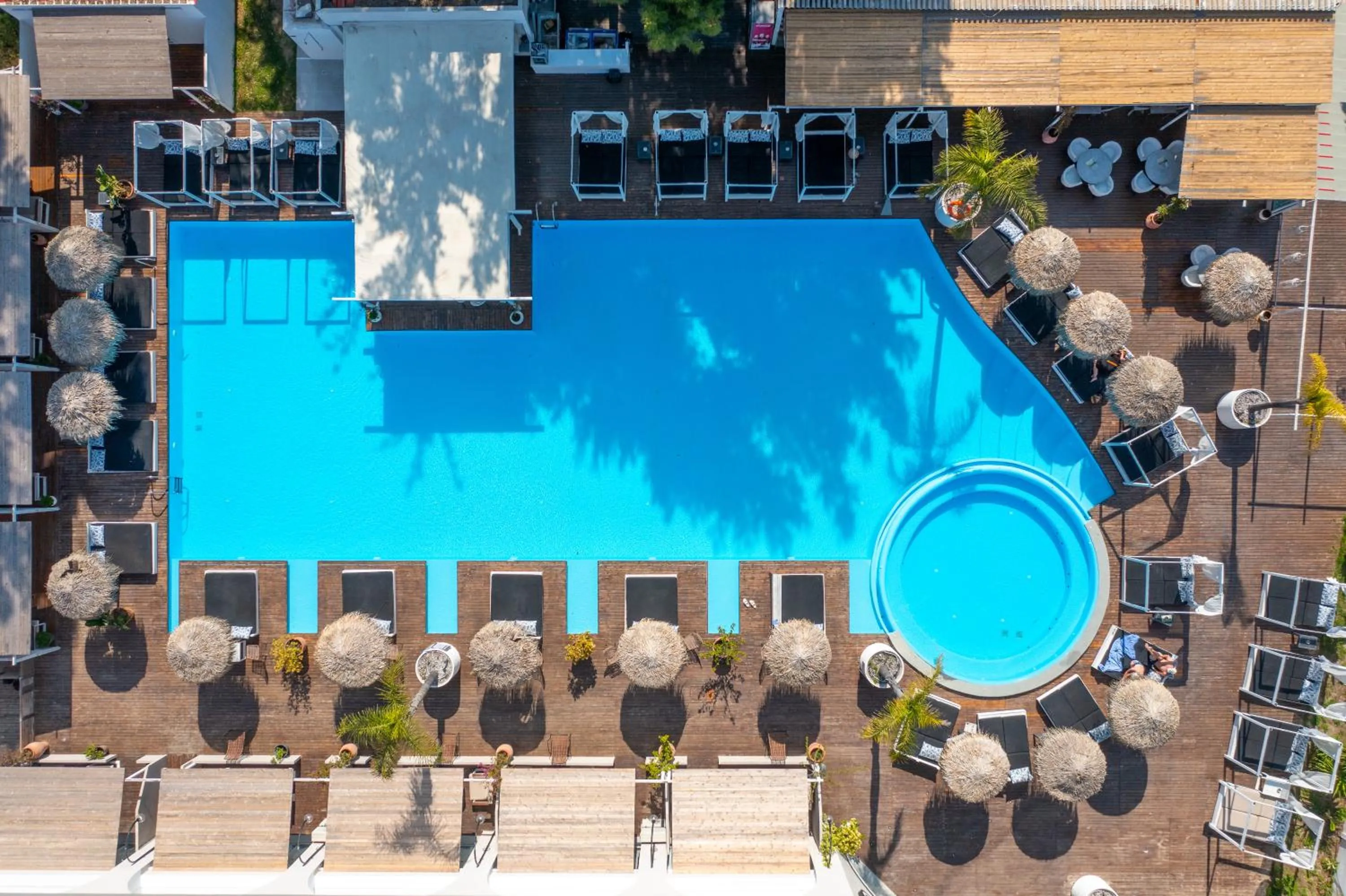 Swimming pool in Bamboo Suites Hotel - Adults Only
