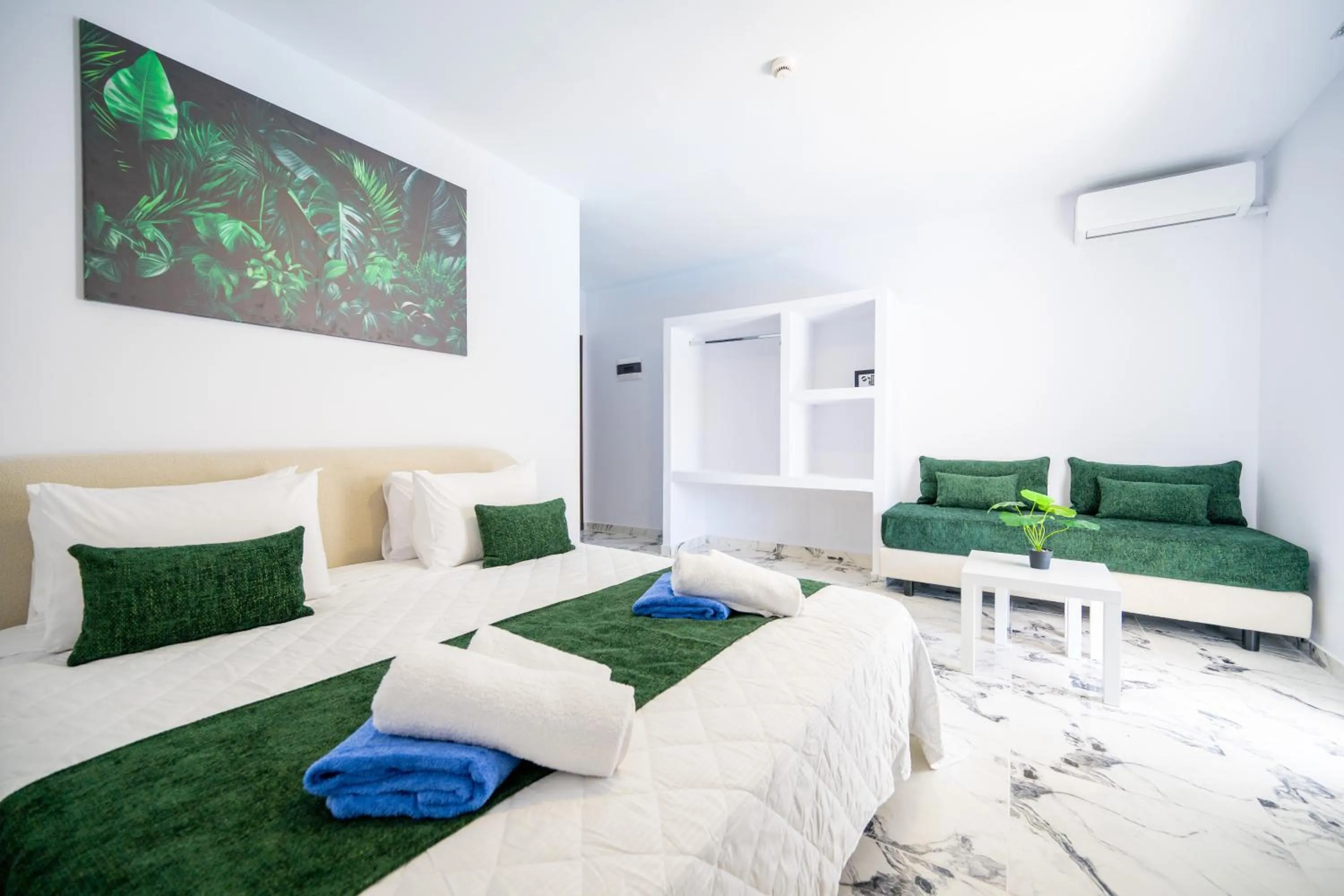 Bed in Bamboo Suites Hotel - Adults Only