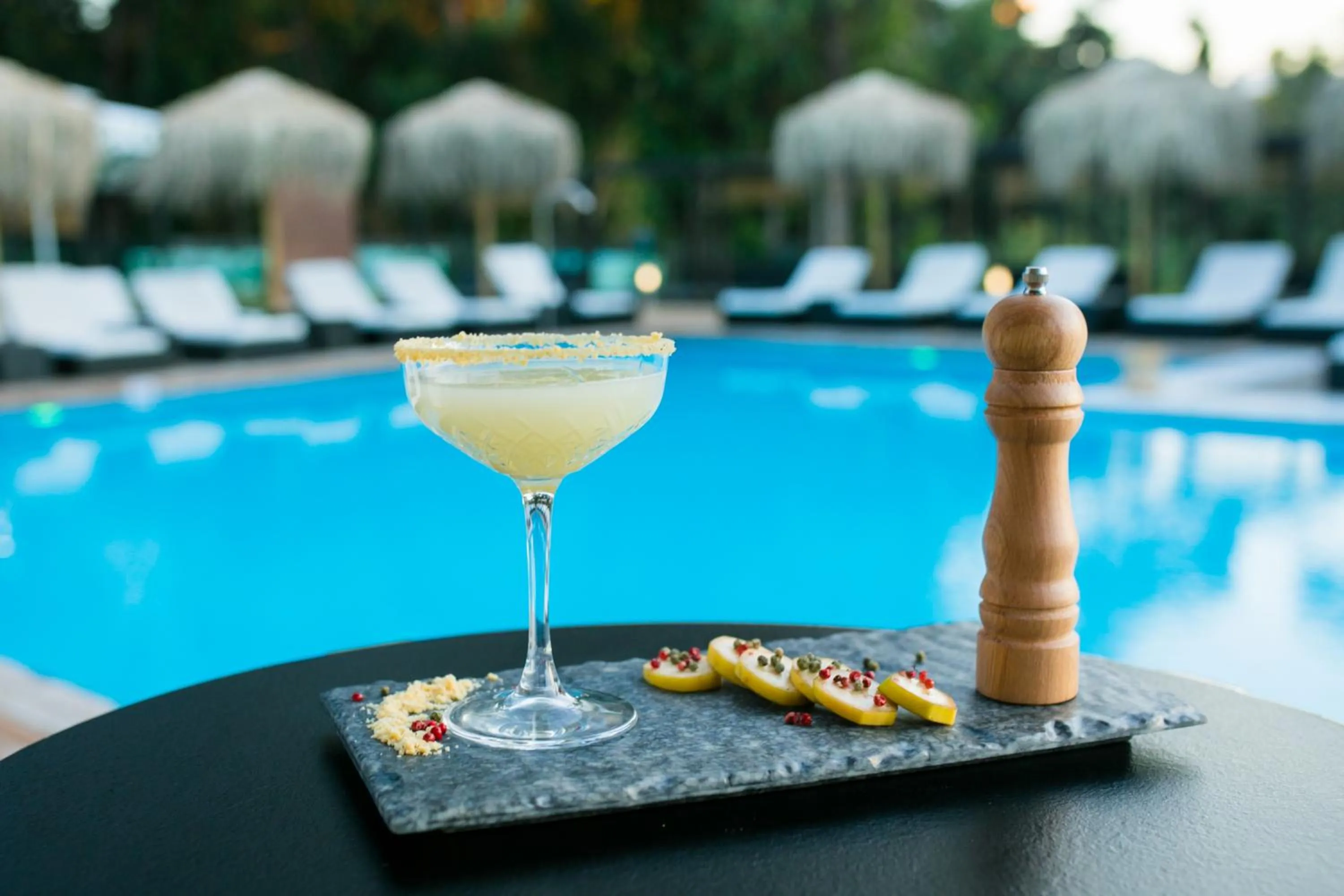 Swimming pool in Bamboo Suites Hotel - Adults Only