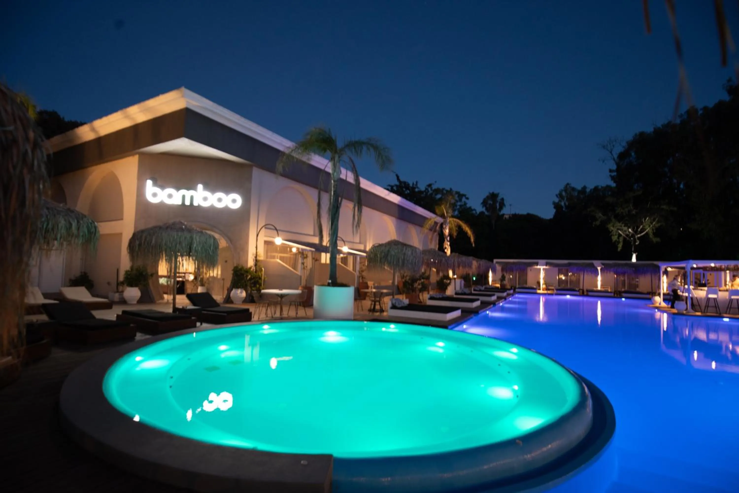 Swimming pool in Bamboo Suites Hotel - Adults Only