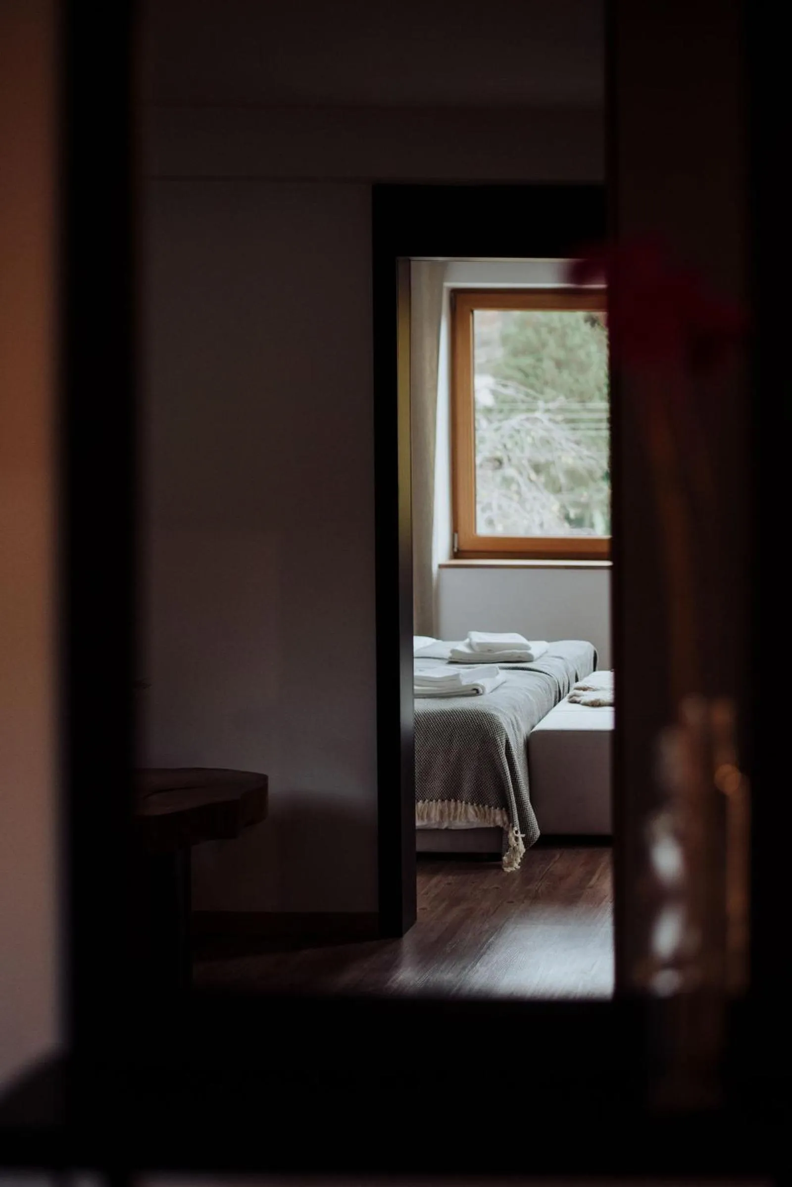 Seating area, Bed in Willa 74 Wisła