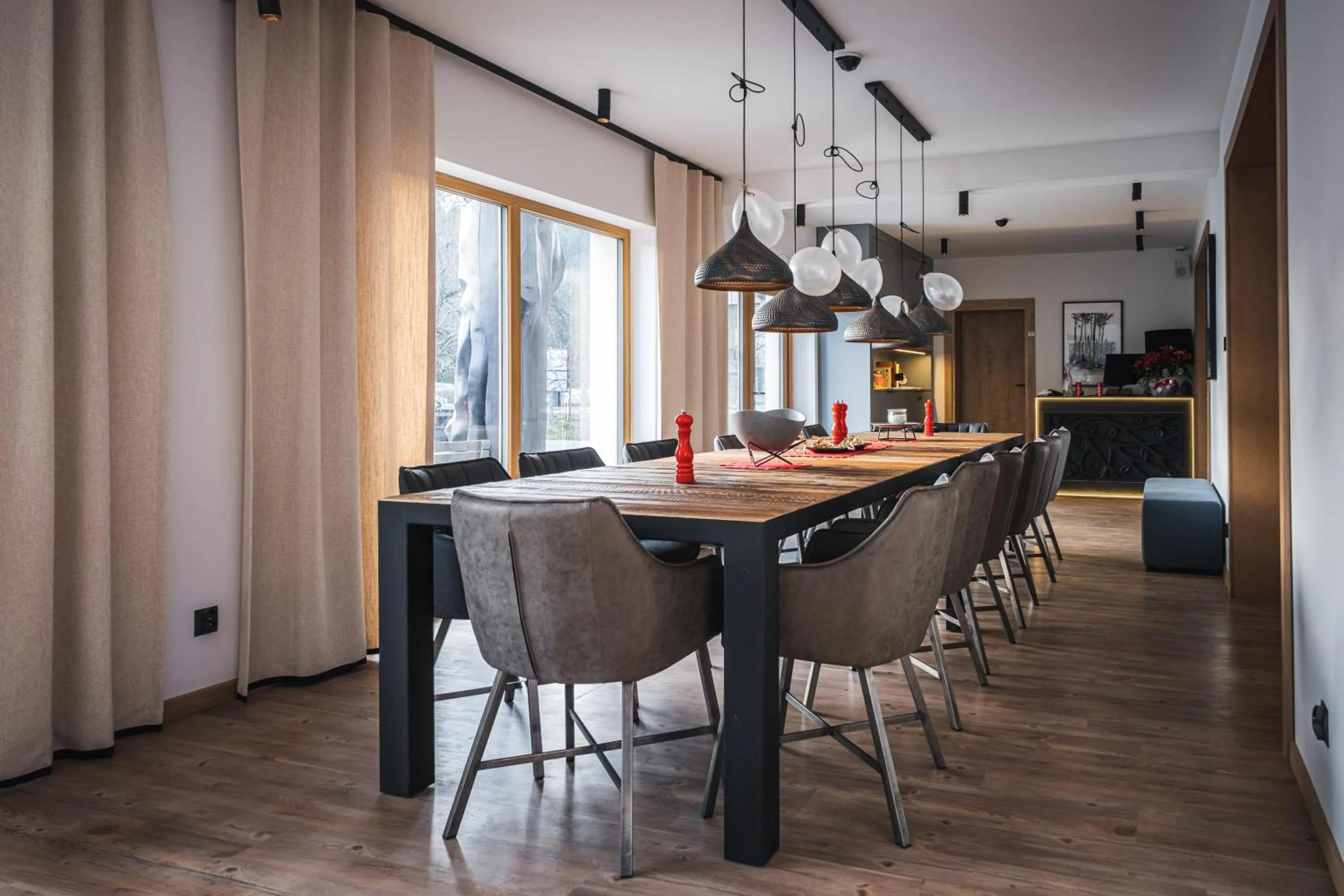 Dining area in Willa 74 Wisła