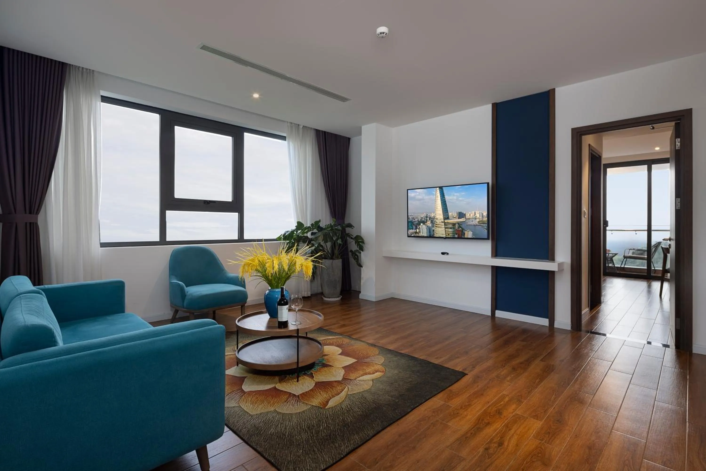 Living room in Le Palmier Ho Tram Resort - Beachfront with Private Beach