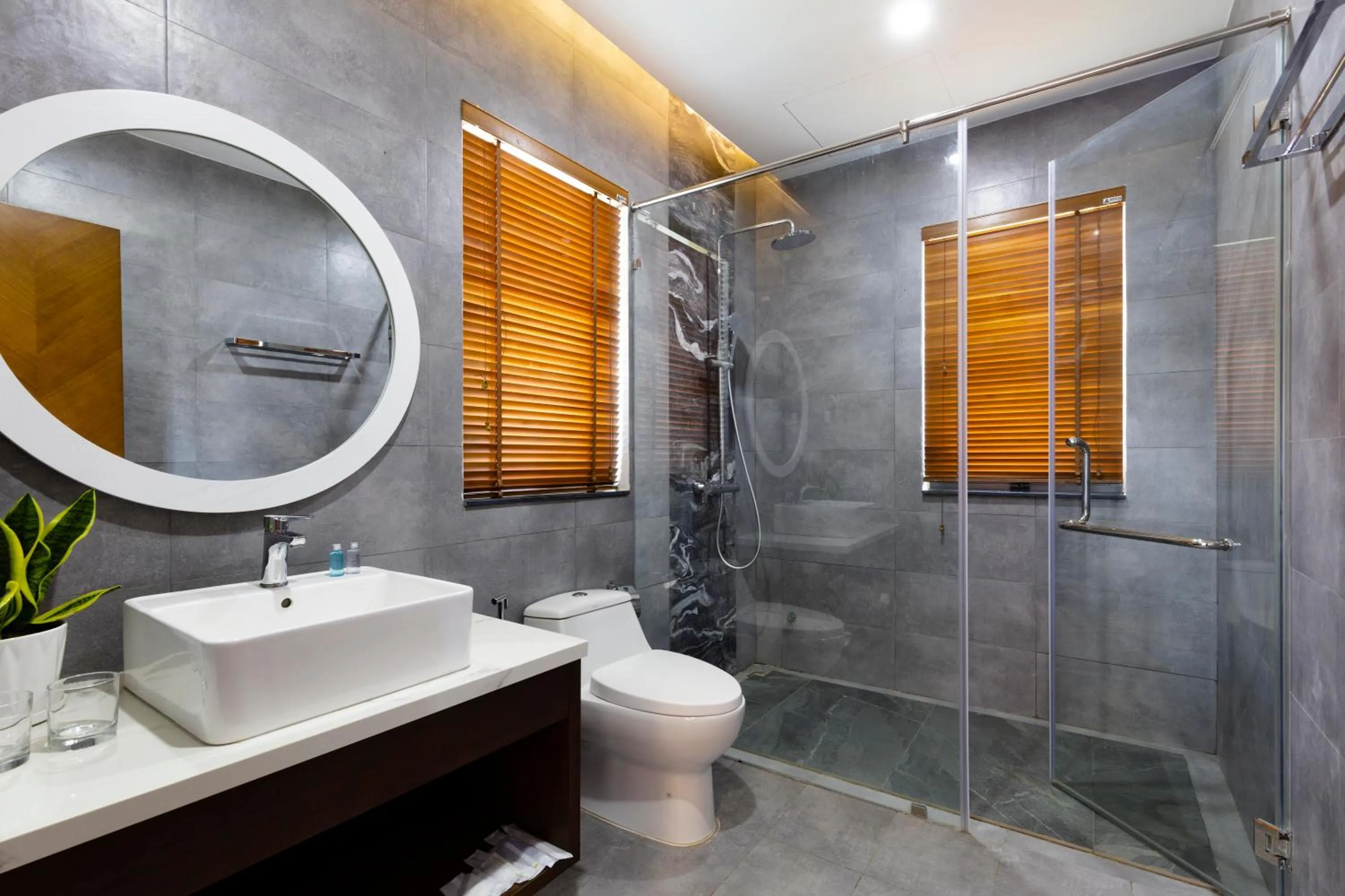 Bathroom in Le Palmier Ho Tram Resort - Beachfront with Private Beach
