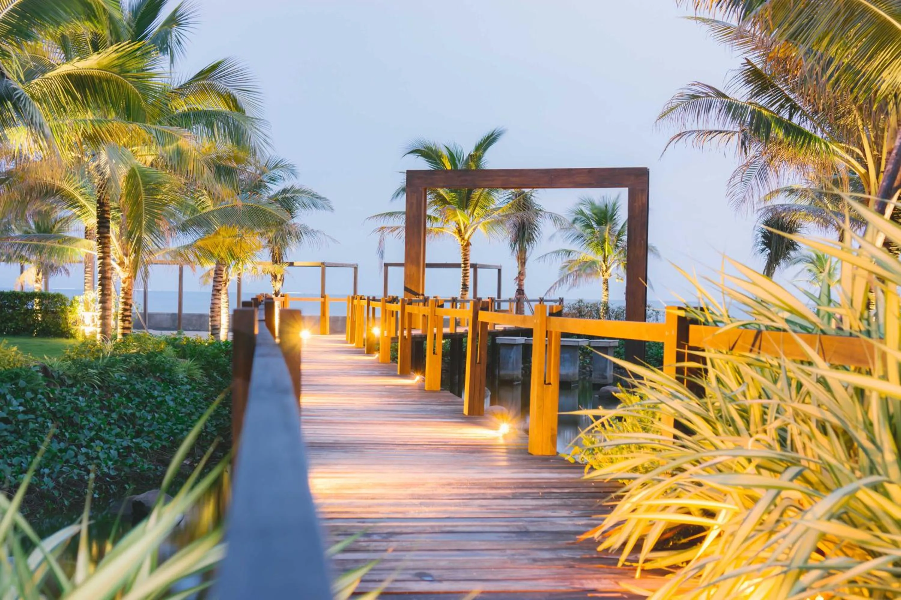 Balcony/Terrace in Le Palmier Ho Tram Resort - Beachfront with Private Beach