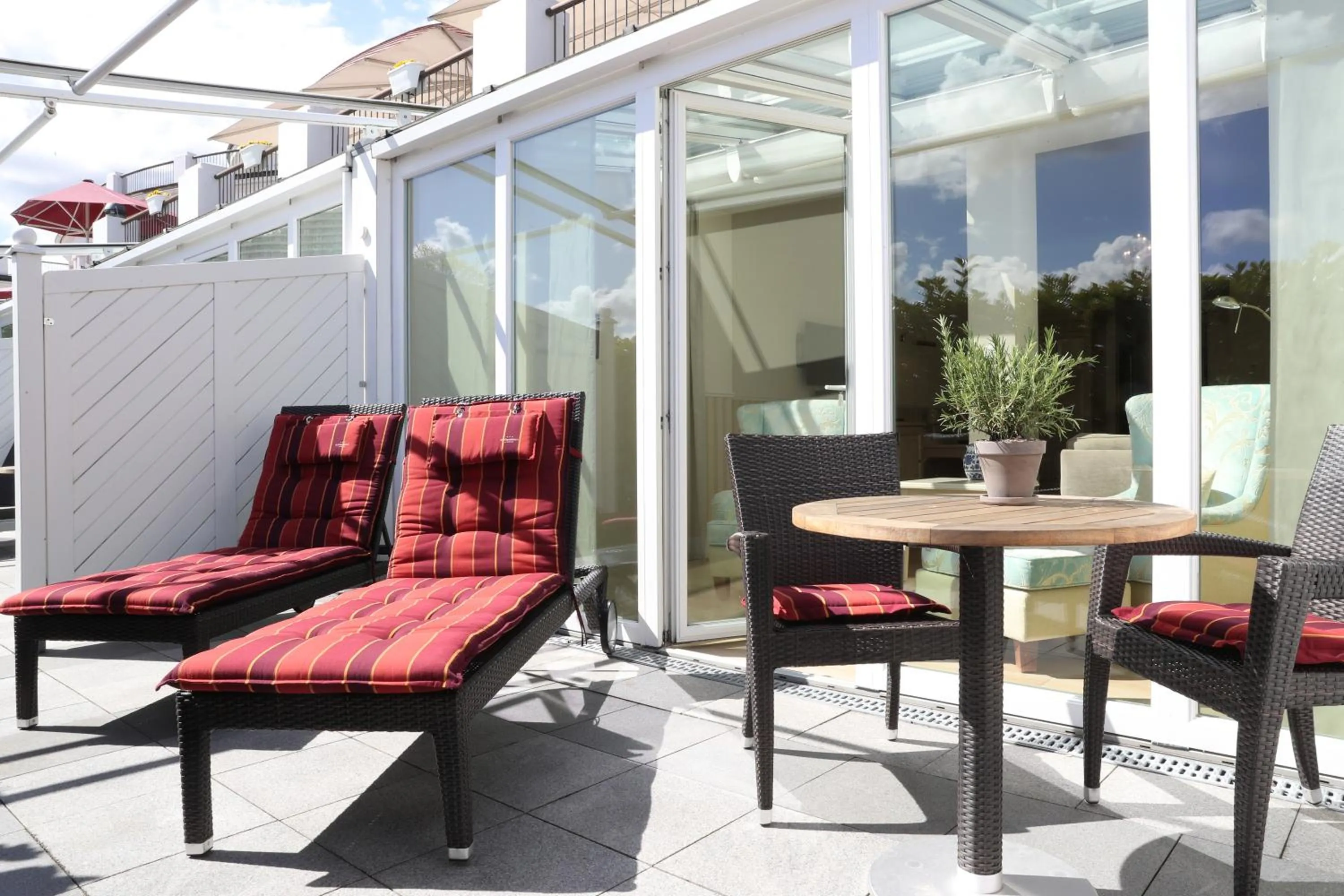 Balcony/Terrace in ATLANTIC Grand Hotel Travemünde