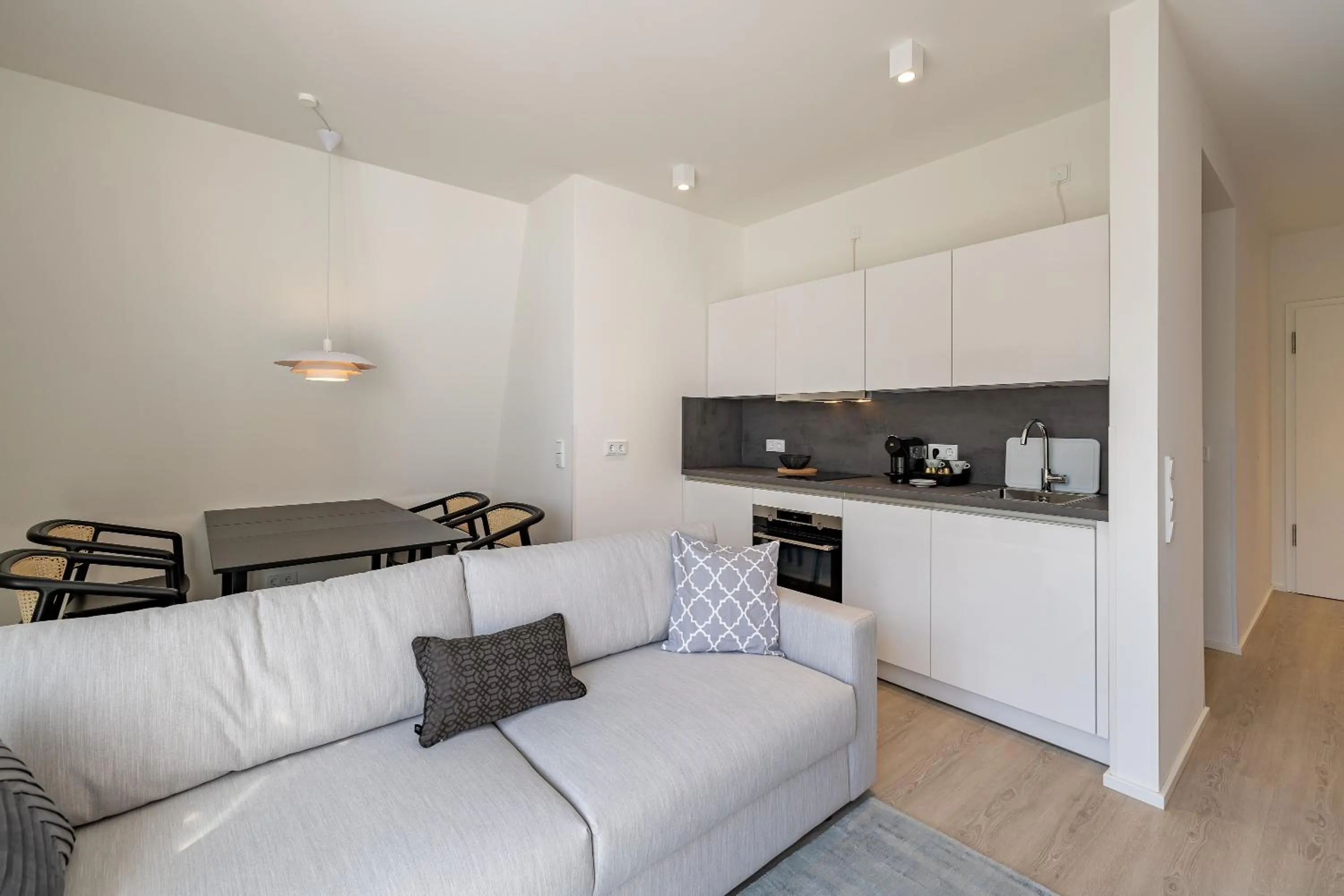 Kitchen or kitchenette in ATLANTIC Grand Hotel Travemünde