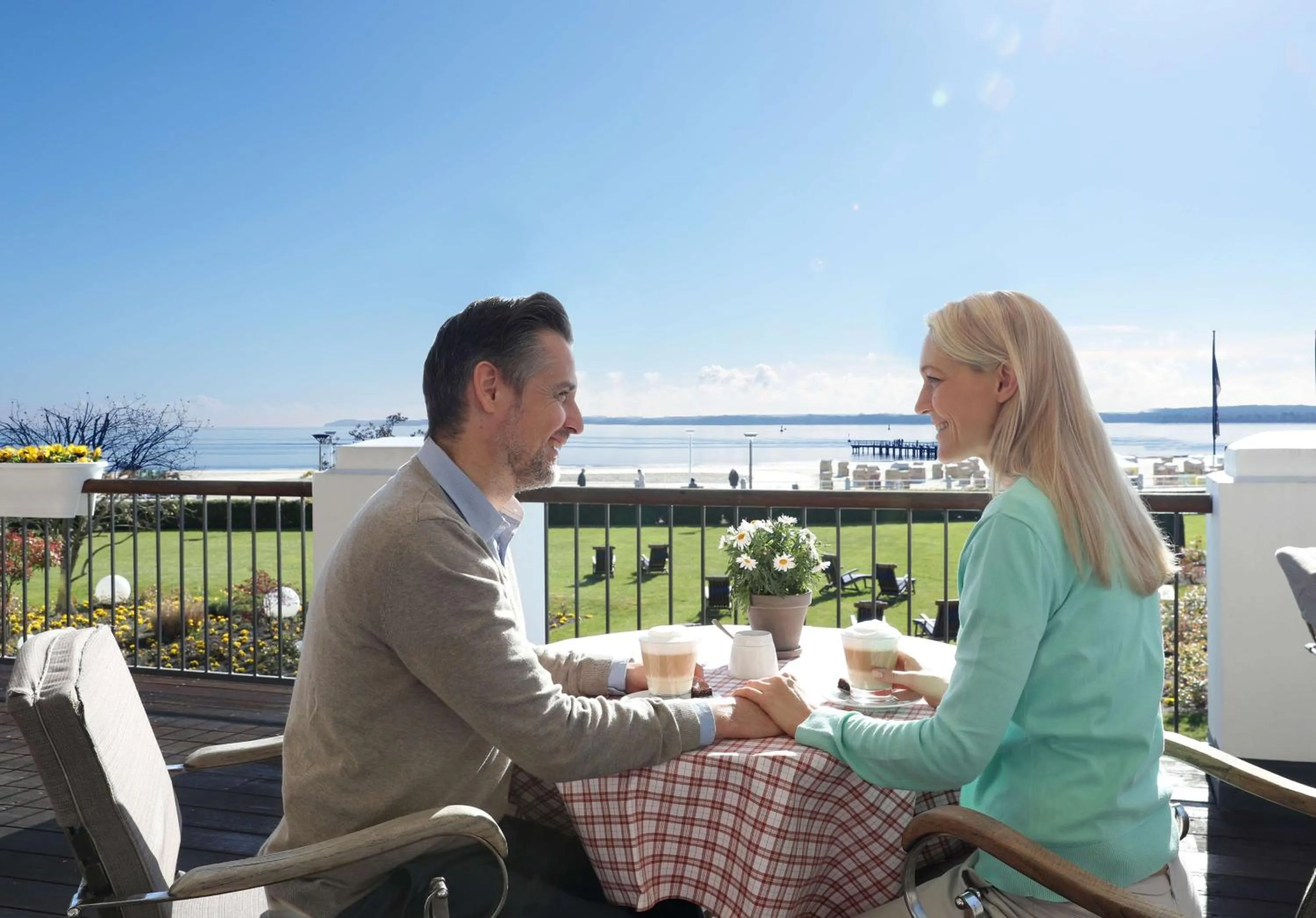Patio in ATLANTIC Grand Hotel Travemünde