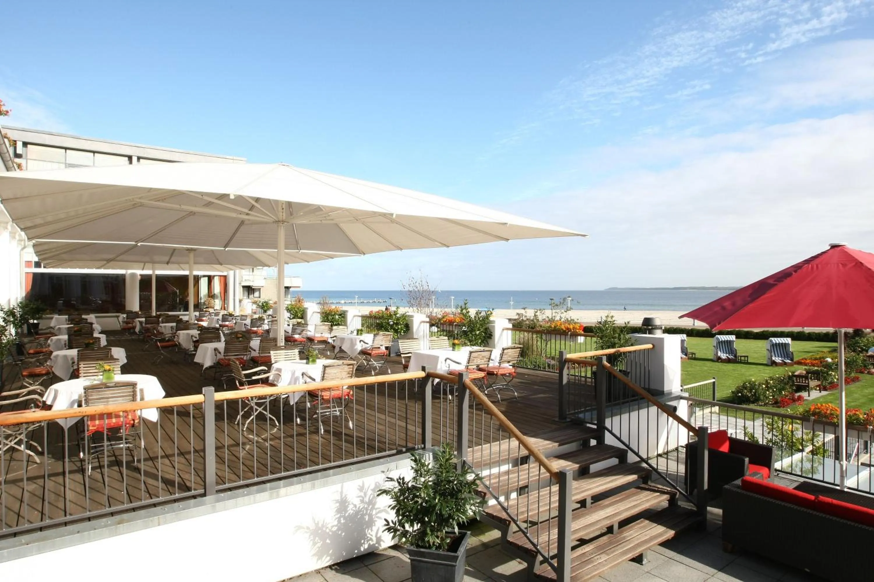 Balcony/Terrace in ATLANTIC Grand Hotel Travemünde