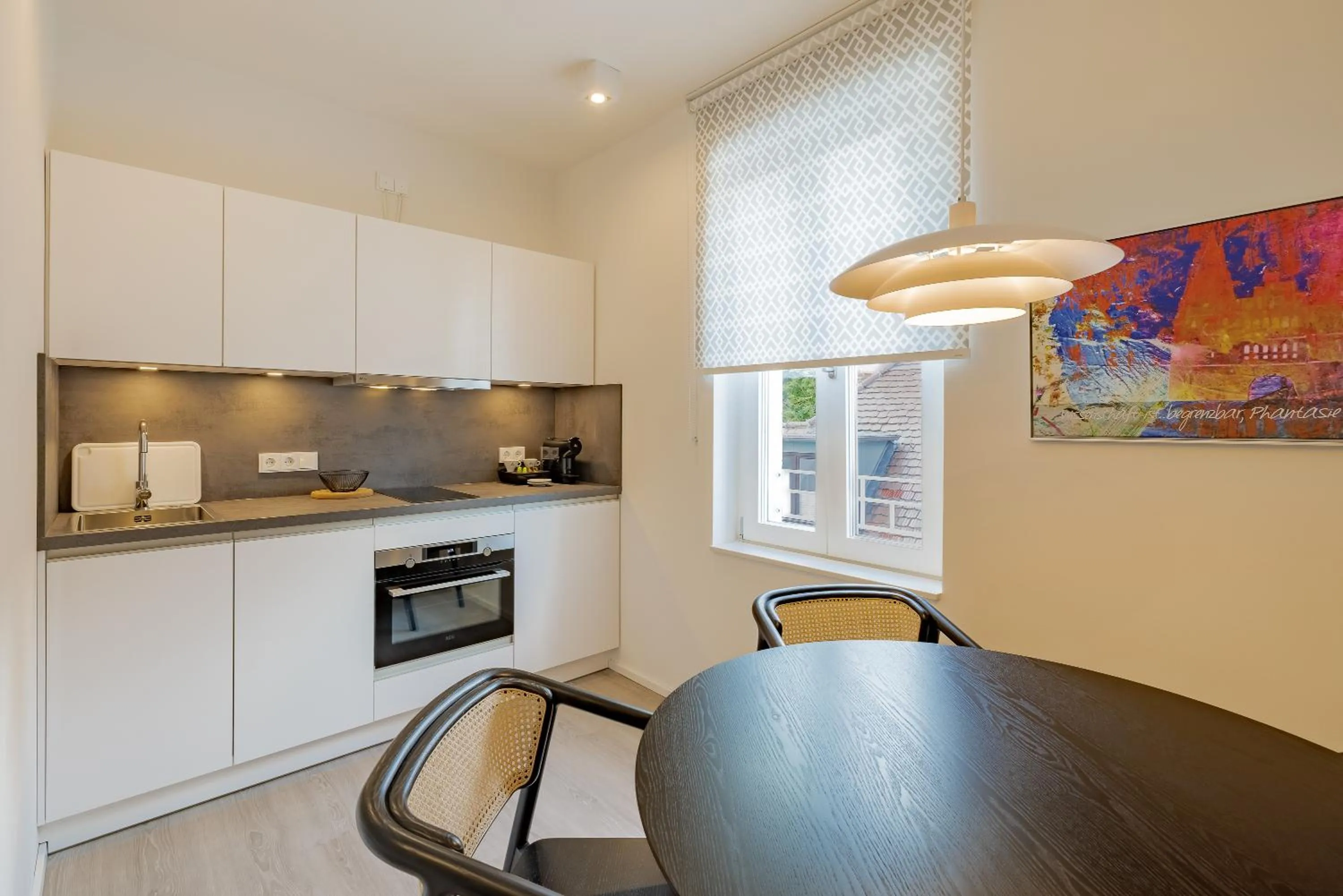 Kitchen or kitchenette in ATLANTIC Grand Hotel Travemünde