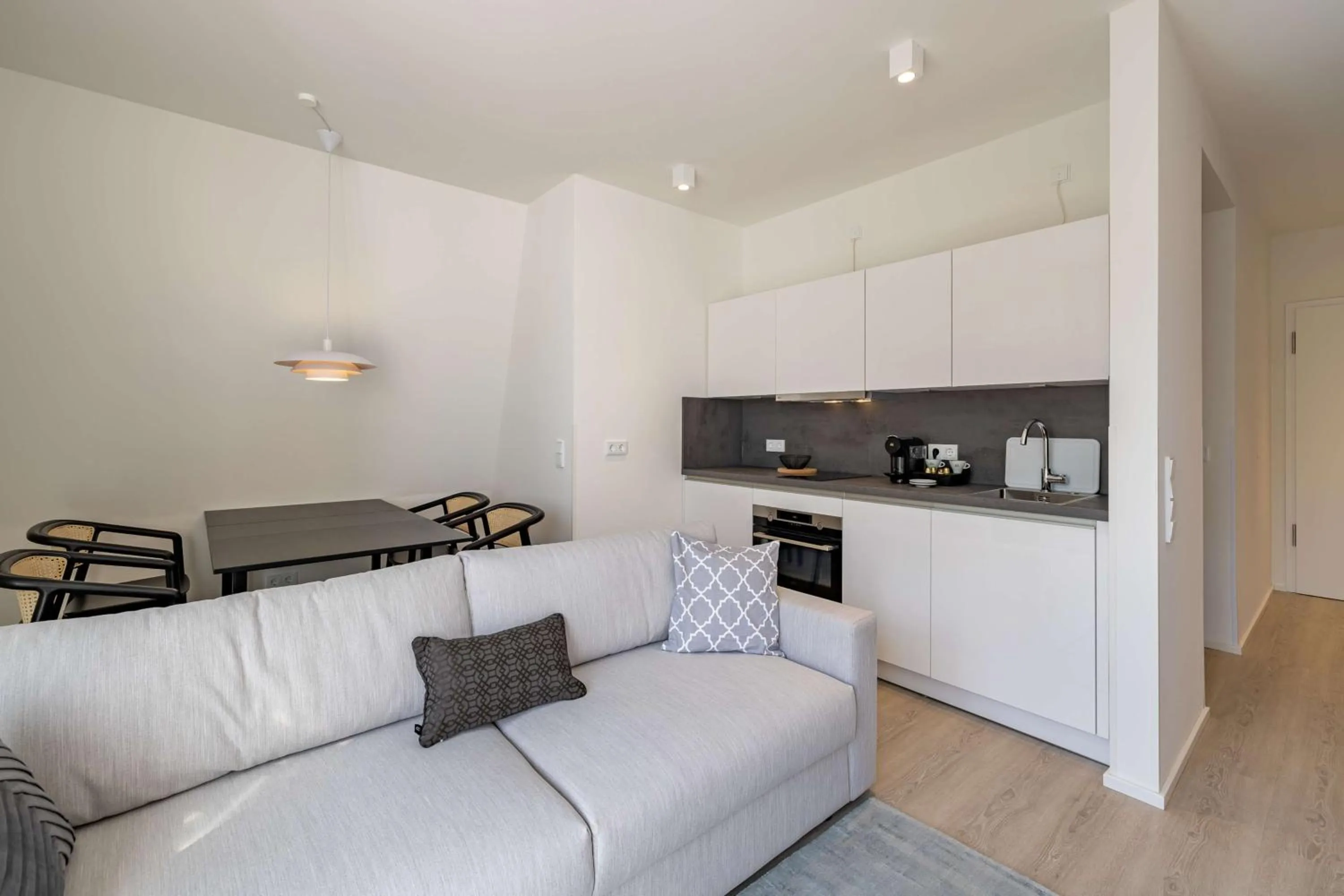 Kitchen or kitchenette in ATLANTIC Grand Hotel Travemünde